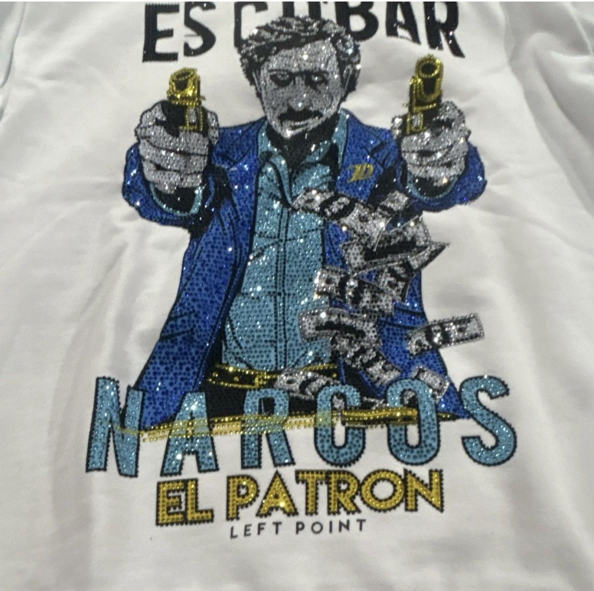 Other LEFT POINT - Pablo Escobar Narcos El Patron Crewneck LG Size US L / EU 52-54 / 3 - 2 Thumbnail