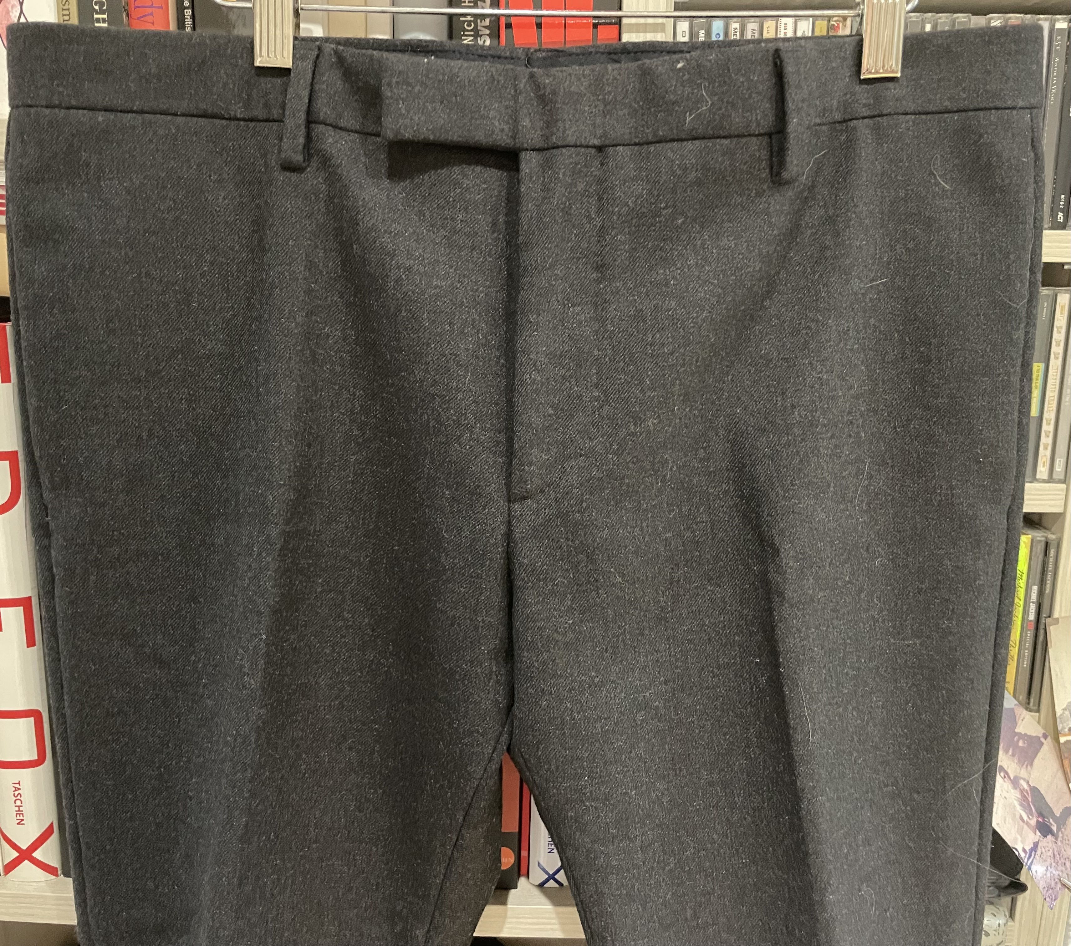 Saint Laurent Paris Saint Laurent Paris by Hedi Slimane Mens grey wool pants Size US 36 / EU 52 - 2 Thumbnail