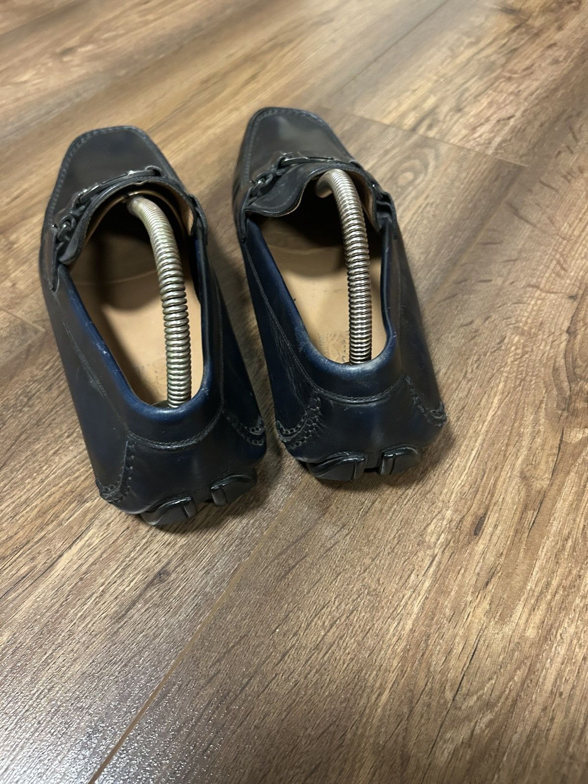 Salvatore Ferragamo × Vintage Vintage Salvatore Ferragamo Leather loafers Size US 10 / EU 43 - 2 Thumbnail