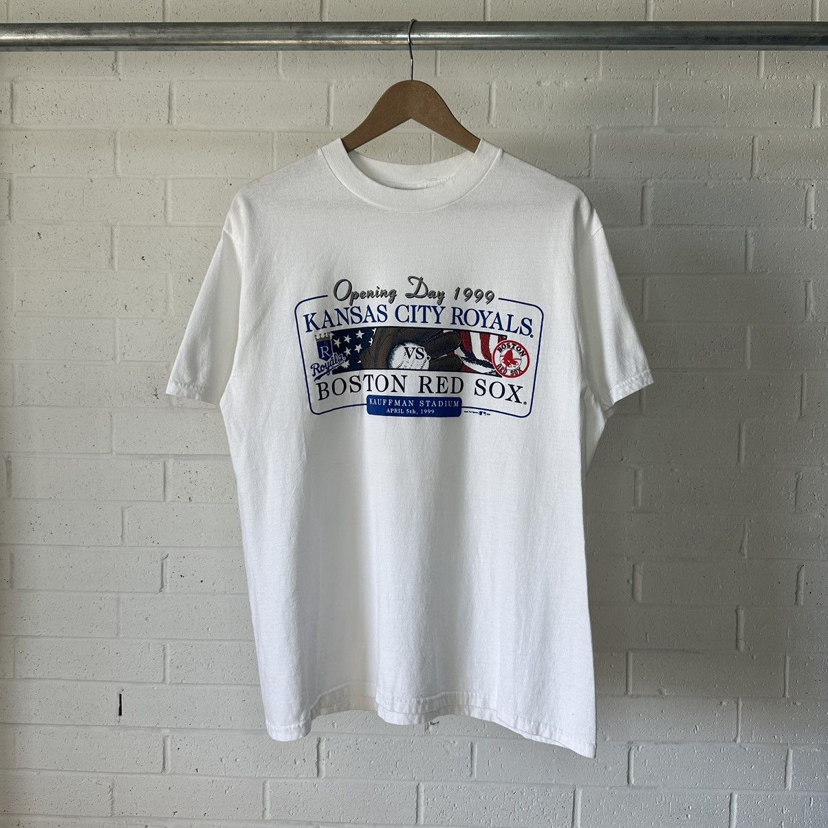 Vintage Royals vs Red Sox Opening Day 1999 T-Shirt Size US L / EU 52-54 / 3 - 1 Thumbnail
