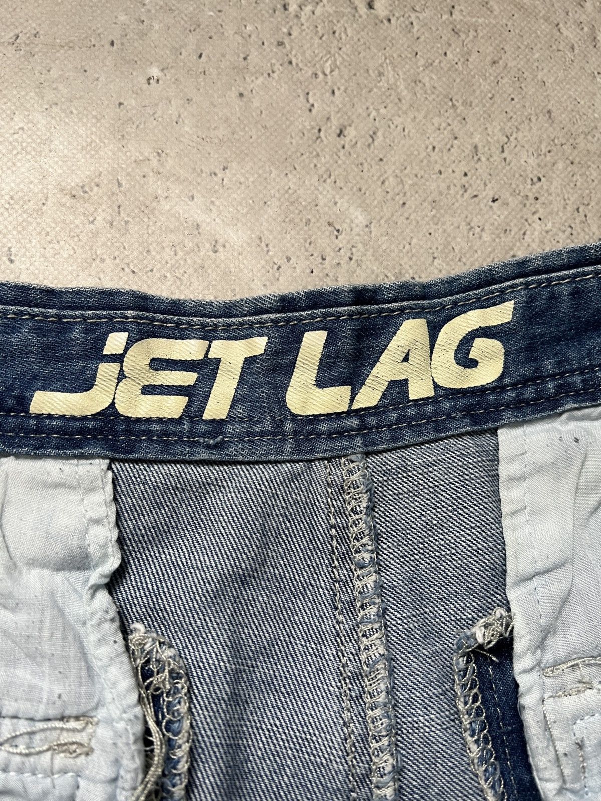 Jet Lag Japanese denim baggy wide leg jnco style cargo pants y2k Size US 34 / EU 50 - 6 Thumbnail