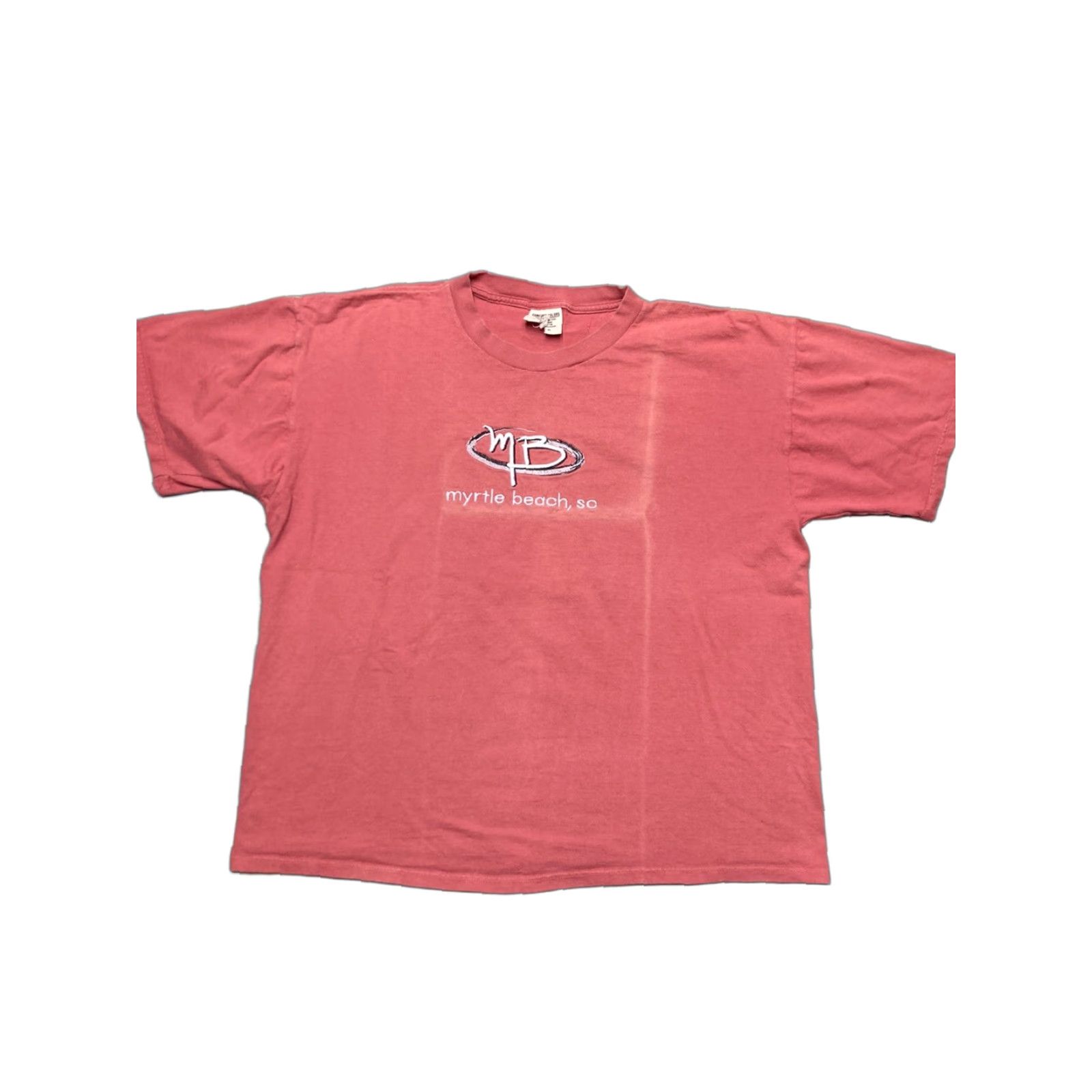 Vintage VINTAGE Myrtle Beach South Carolina T-Shirt Embroidered USA XL Men Pink Carolina Shirt Size US XL / EU 56 / 4 - 1 Thumbnail