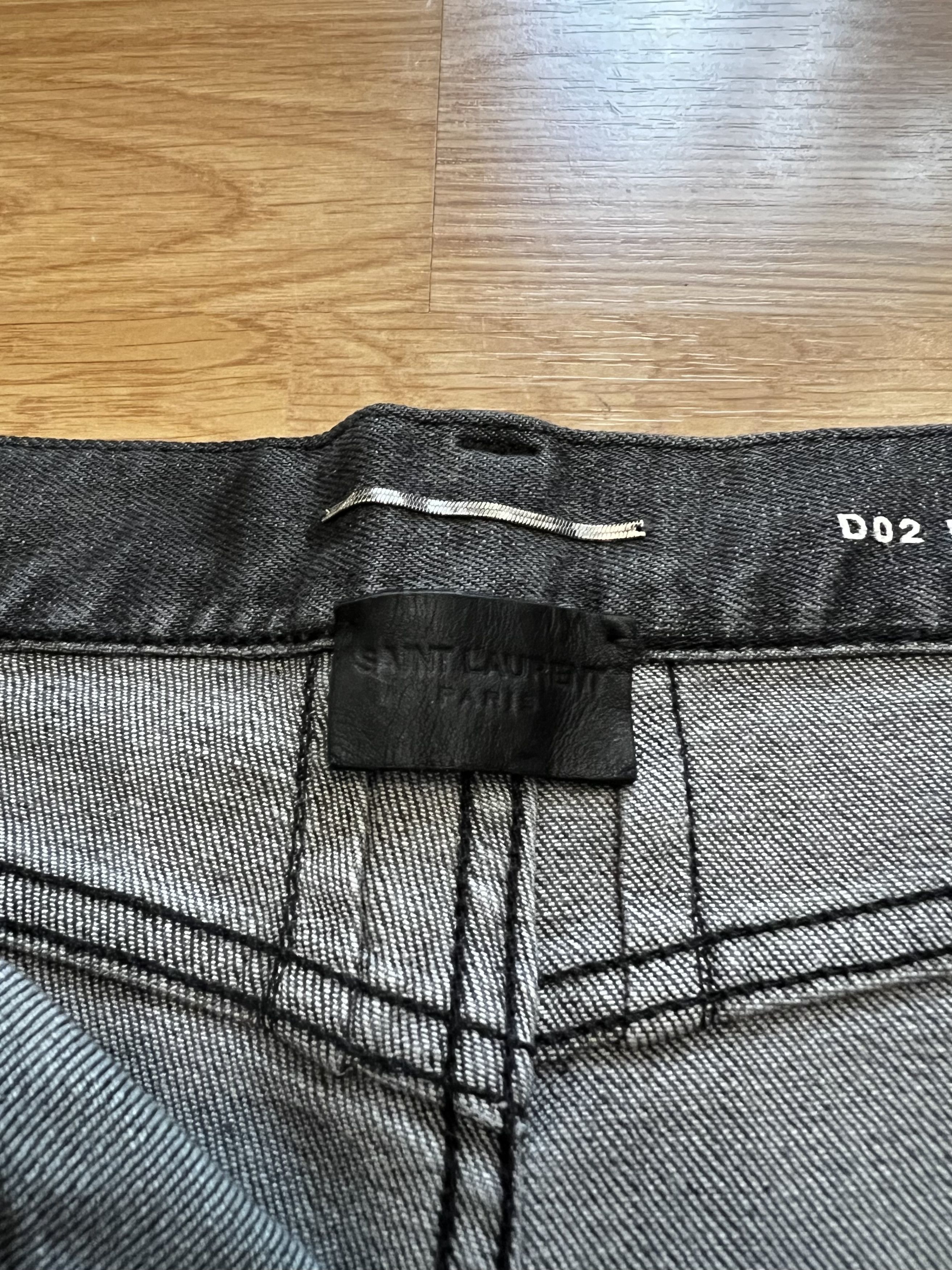 Saint Laurent Paris Saint Laurent Skinny Jeans D02 2013 Grey Size US 29 - 12 Thumbnail