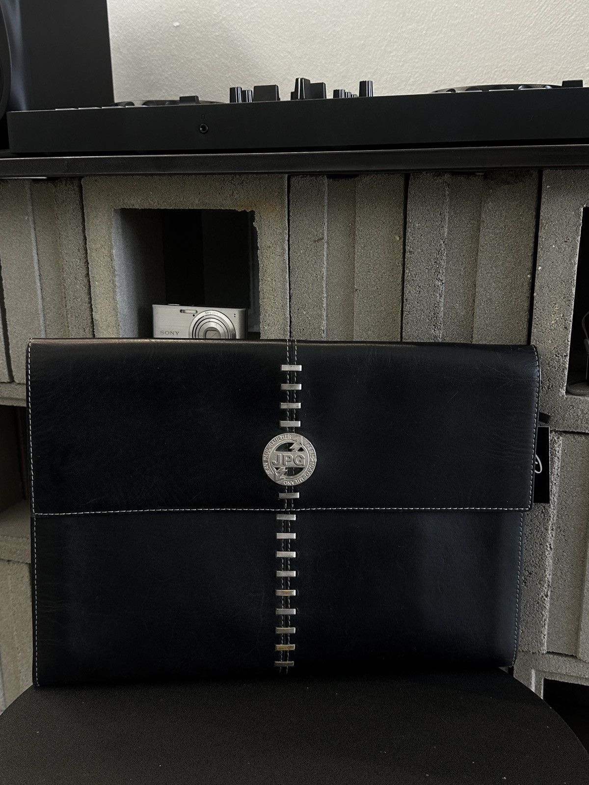 Jean Paul Gaultier Jean Paul Gaultier Leather Clutch Bag Size ONE SIZE - 3 Thumbnail