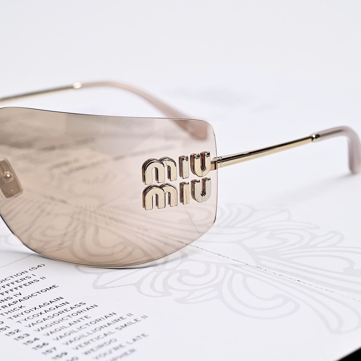 Miu Miu MIU MIU 0MU 54YS SUNGLASSES Size ONE SIZE - 3 Thumbnail