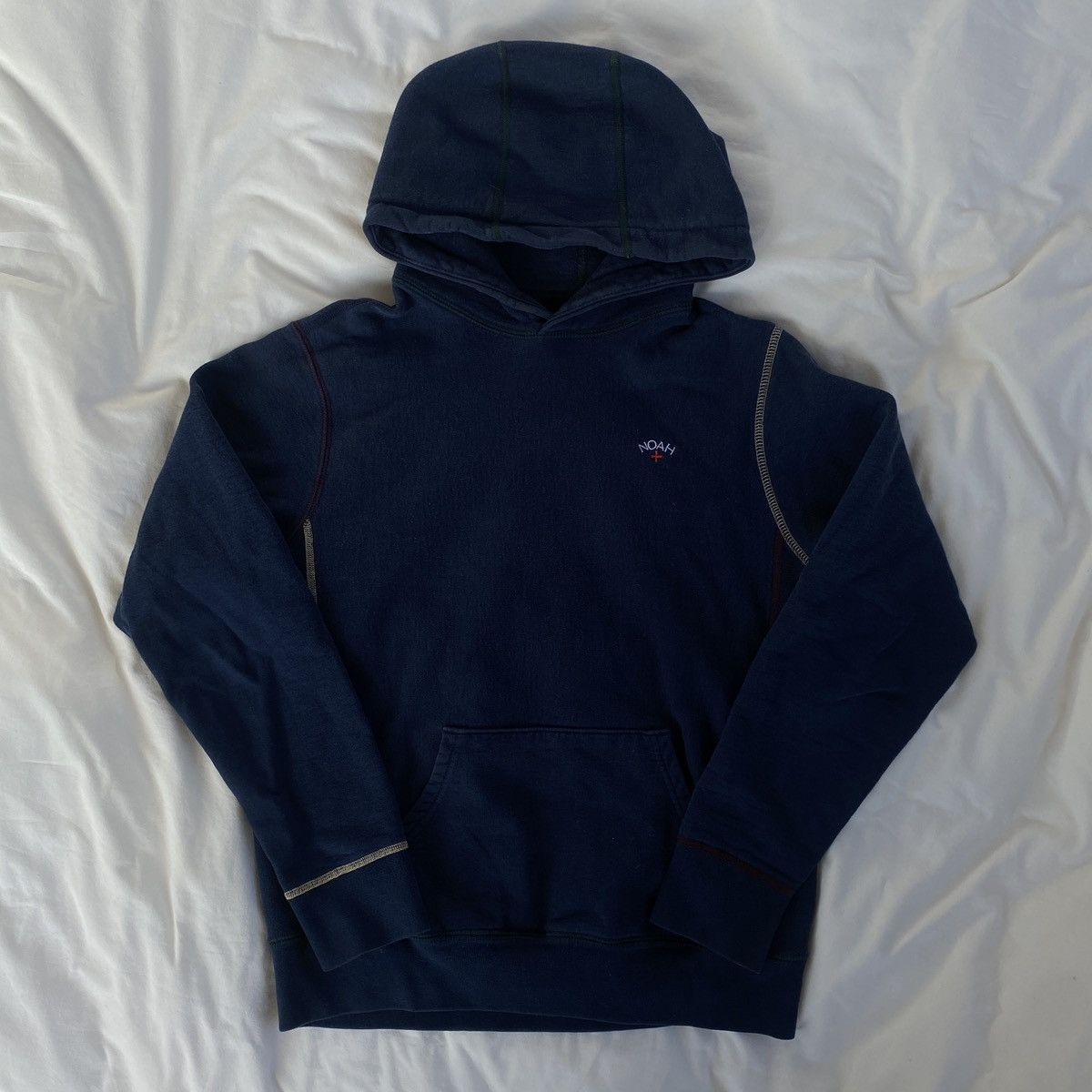 Noah Contrast Stitching store Hoodie Size XL