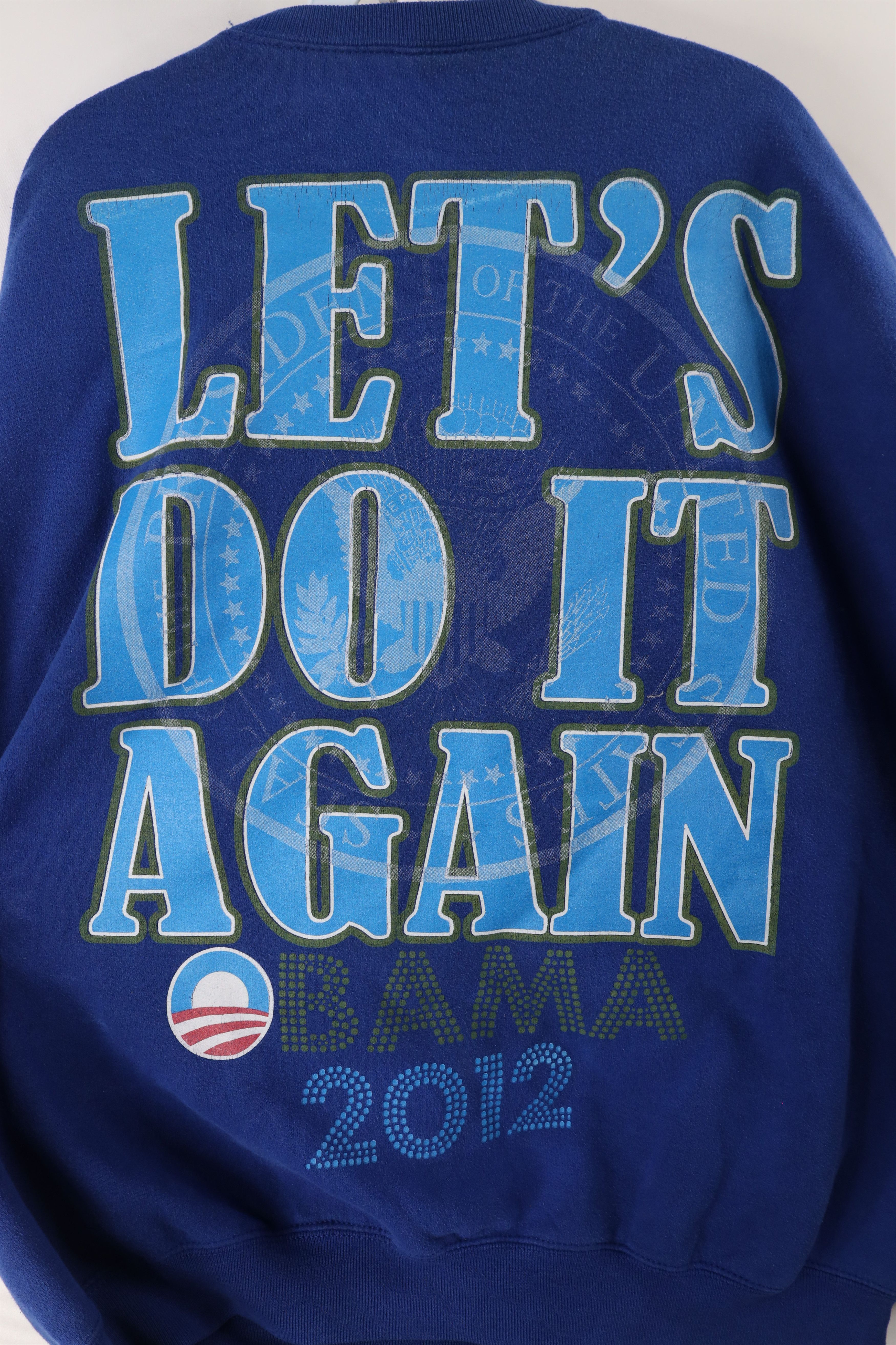 Vintage Vintage Y2K 2012 President Barack Obama Crewneck Sweatshirt Size US XL / EU 56 / 4 - 8 Thumbnail
