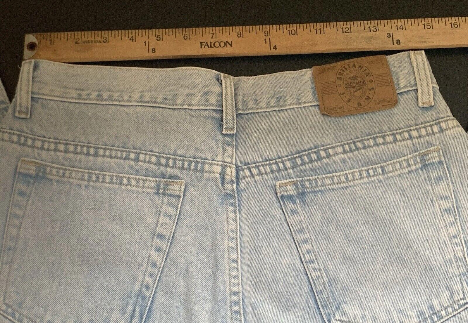 Designer Vintage Men Brittania Jeans Relaxed Tapered Stone Wash Size US 32 / EU 48 - 6 Thumbnail