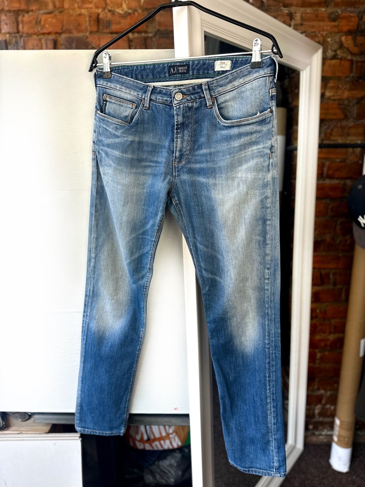 Armani × Giorgio Armani × Vintage Vintage Men’s Armani Jeans Blue Size: 32/33 Size US 32 / EU 48 - 4 Thumbnail