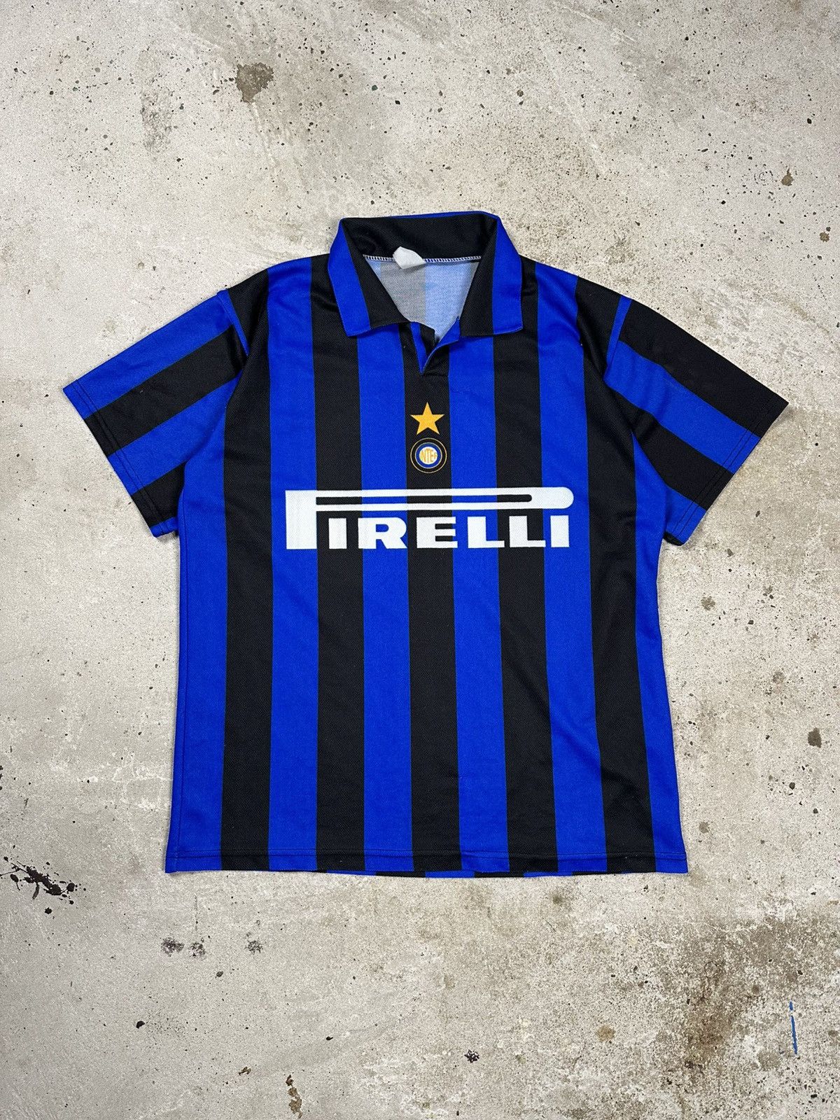 Other Vintage 90s Inter Milan Ronaldo Nazario Home Jersey Size US L / EU 52-54 / 3 - 1 Thumbnail