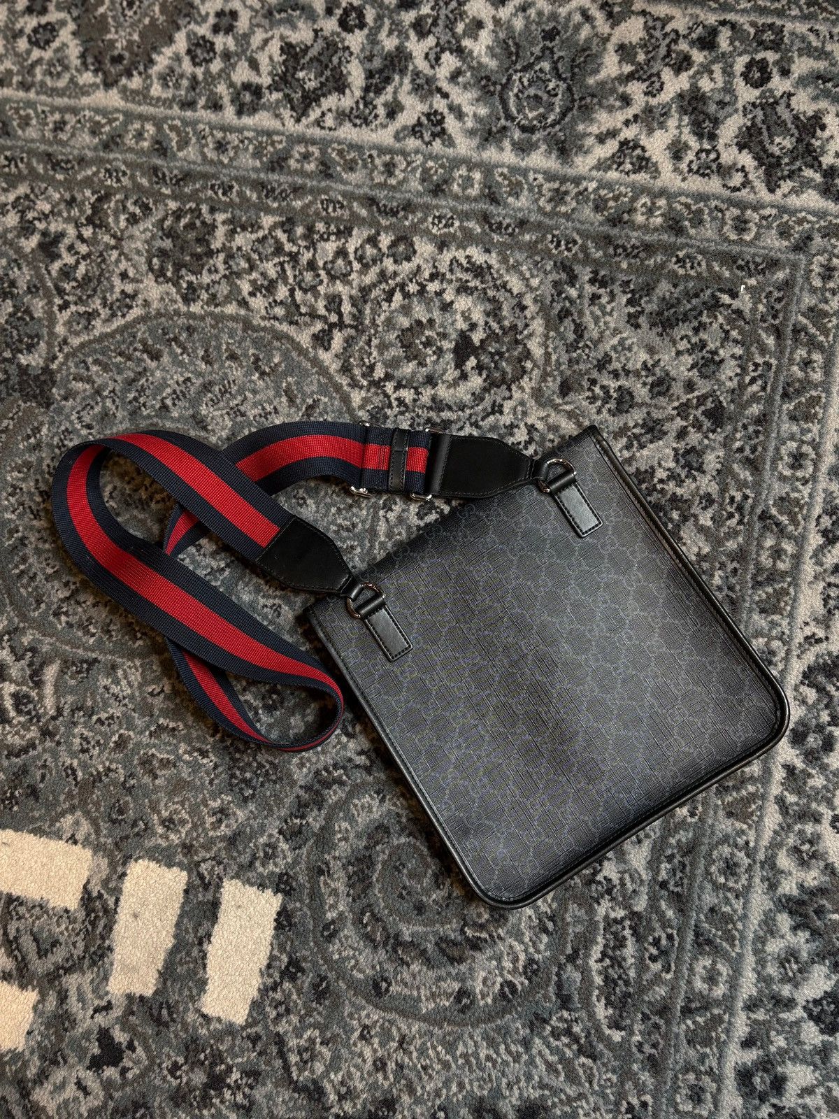 Gucci Gucci Black Monogram Side Bag Size ONE SIZE - 6 Thumbnail