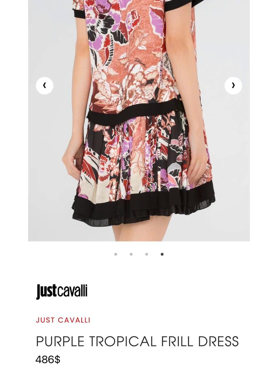 Just Cavalli × Roberto Cavalli Justcavalli tropical dress Size M / US 6-8 / IT 42-44 - 4 Thumbnail