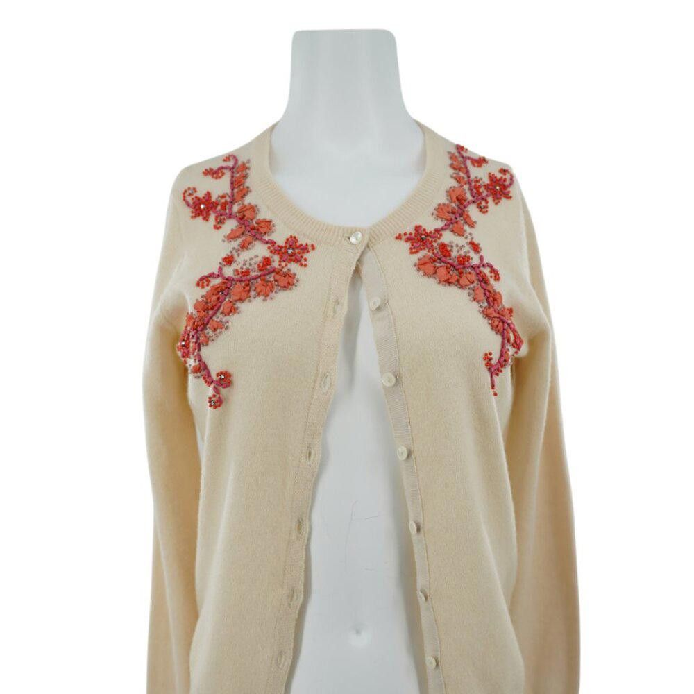 Lucky Brand Lucky Brand Beaded Wool Cardigan Size Small Size S / US 4 / IT 40 - 4 Thumbnail