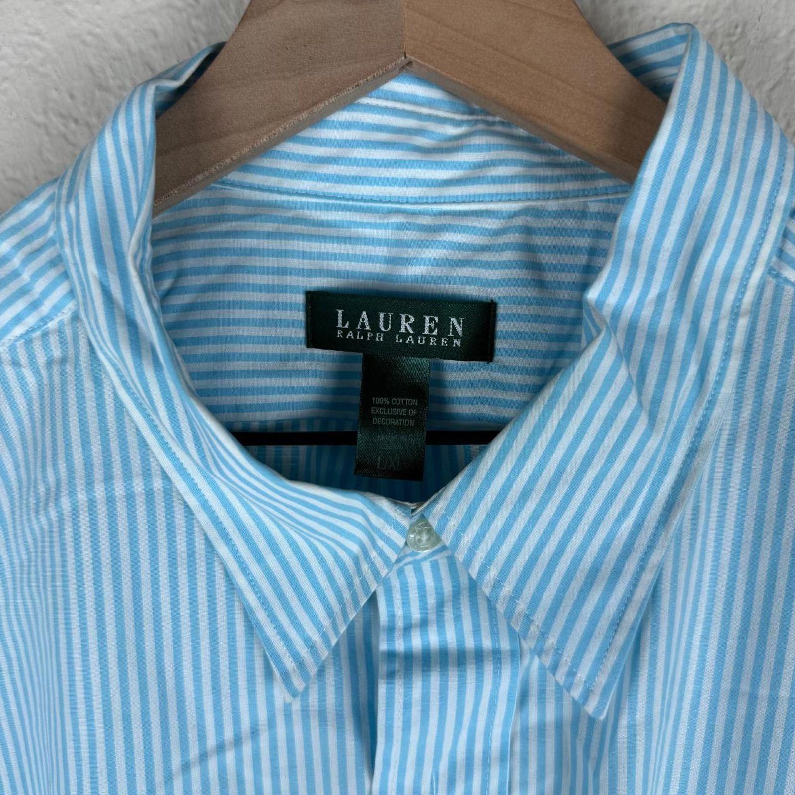 Lauren Ralph Lauren Ralph Lauren Shirt Men's L/XL Blue Lauren Stripe Button Down Size US L / EU 52-54 / 3 - 4 Thumbnail
