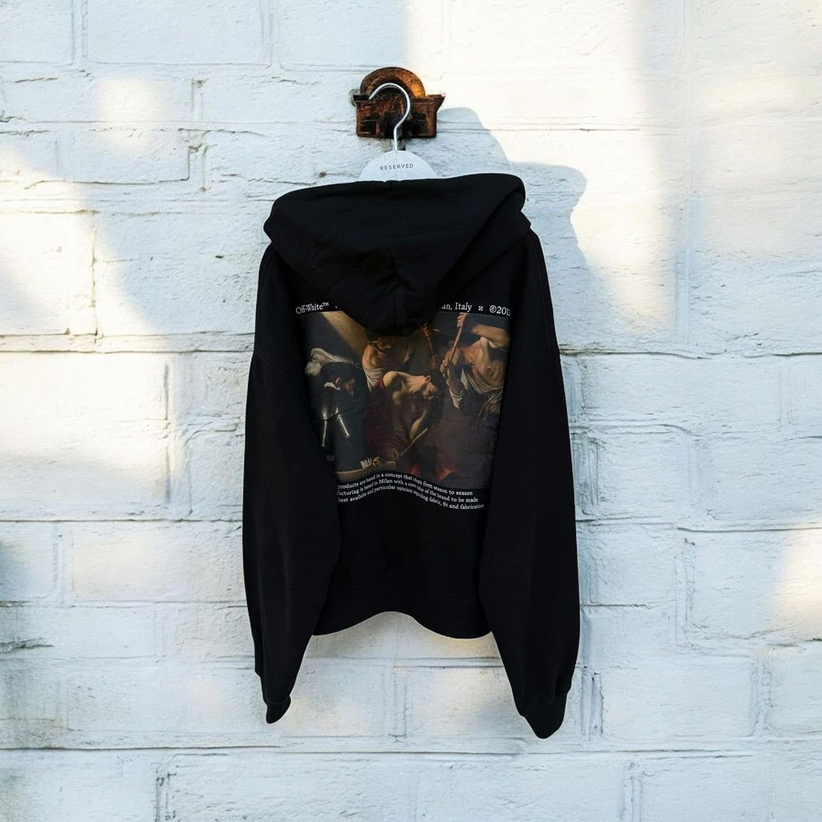 Off-White Off-White „Drawstring Caravaggio ” Black Hoodie. Size US M / EU 48-50 / 2 - 2 Thumbnail