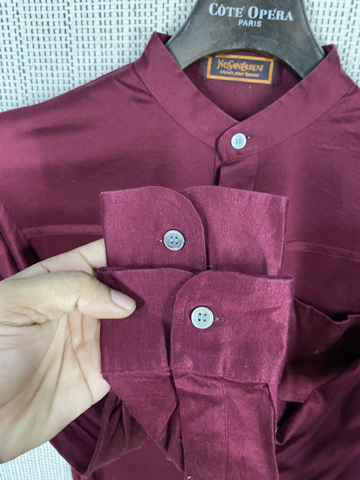Yves Saint Laurent Vintage ysl tricots pour homme polo longsleeve small logo Size US M / EU 48-50 / 2 - 8 Thumbnail
