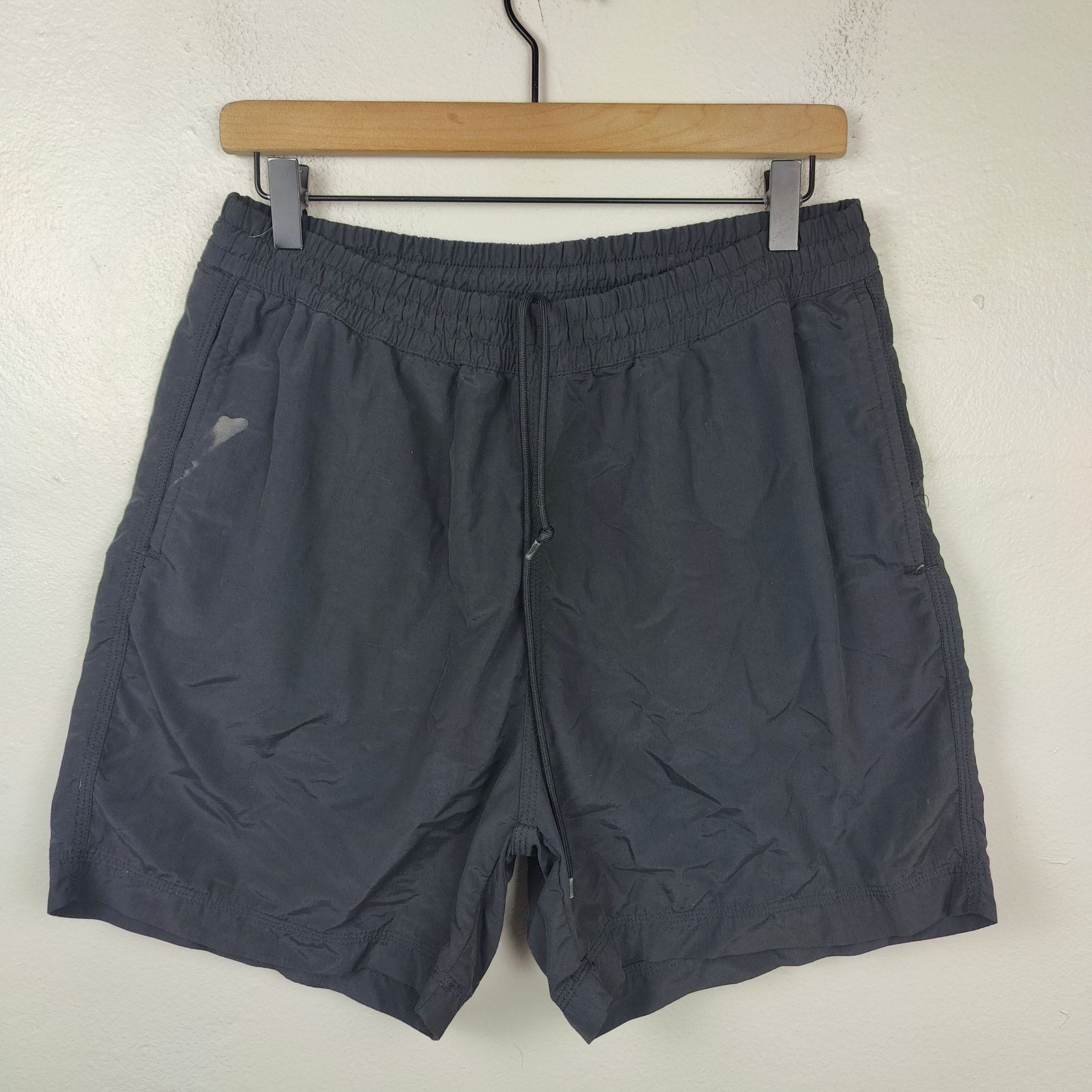 Carhartt Drift Swim Trunks Mens Large Black Lined Beach (Size 34)