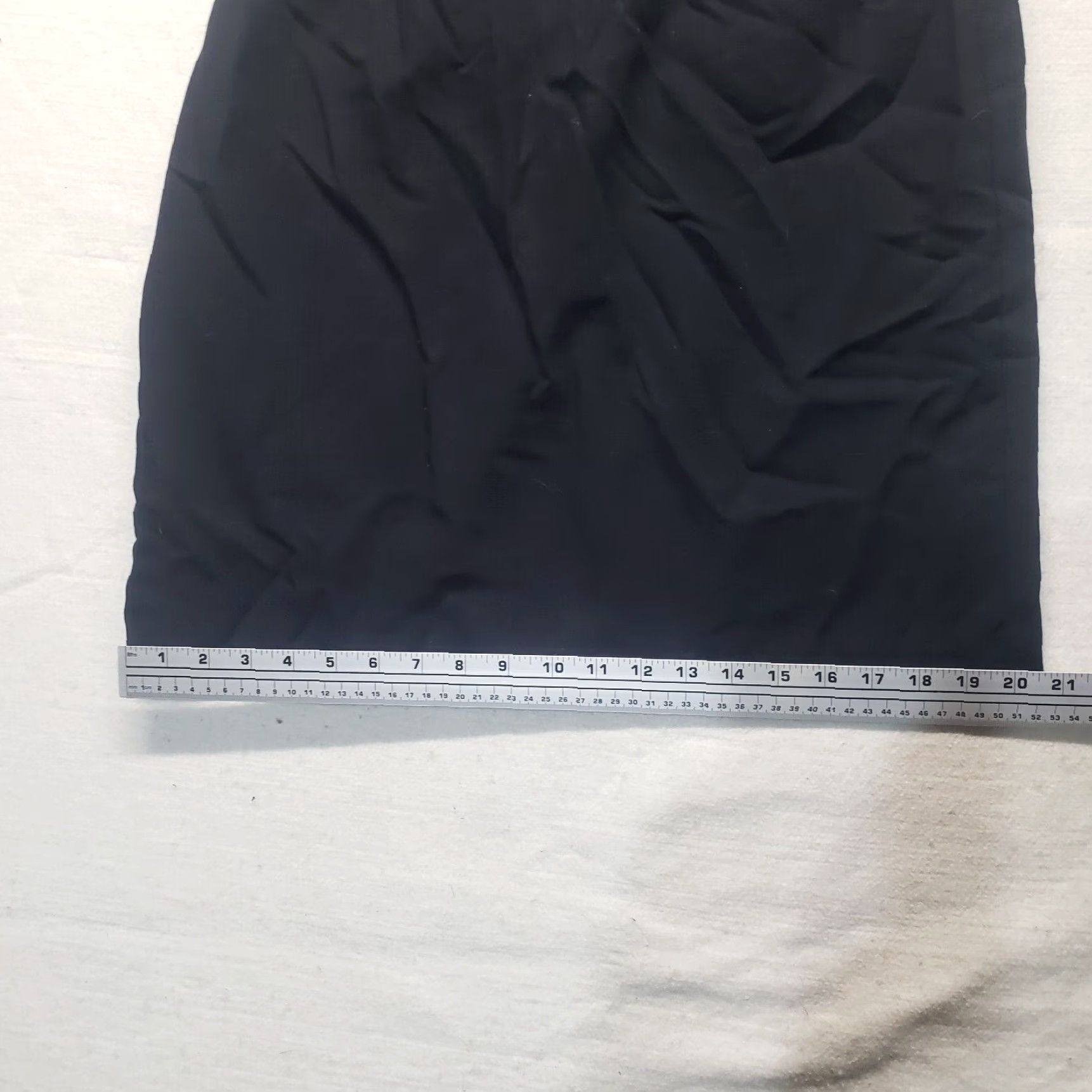 Worthington Worthington Women Skirt Knee Length Black 12 Professional Business Pencil Lined Adult Womens Size 34" / US 12 / IT 48 - 5 Thumbnail