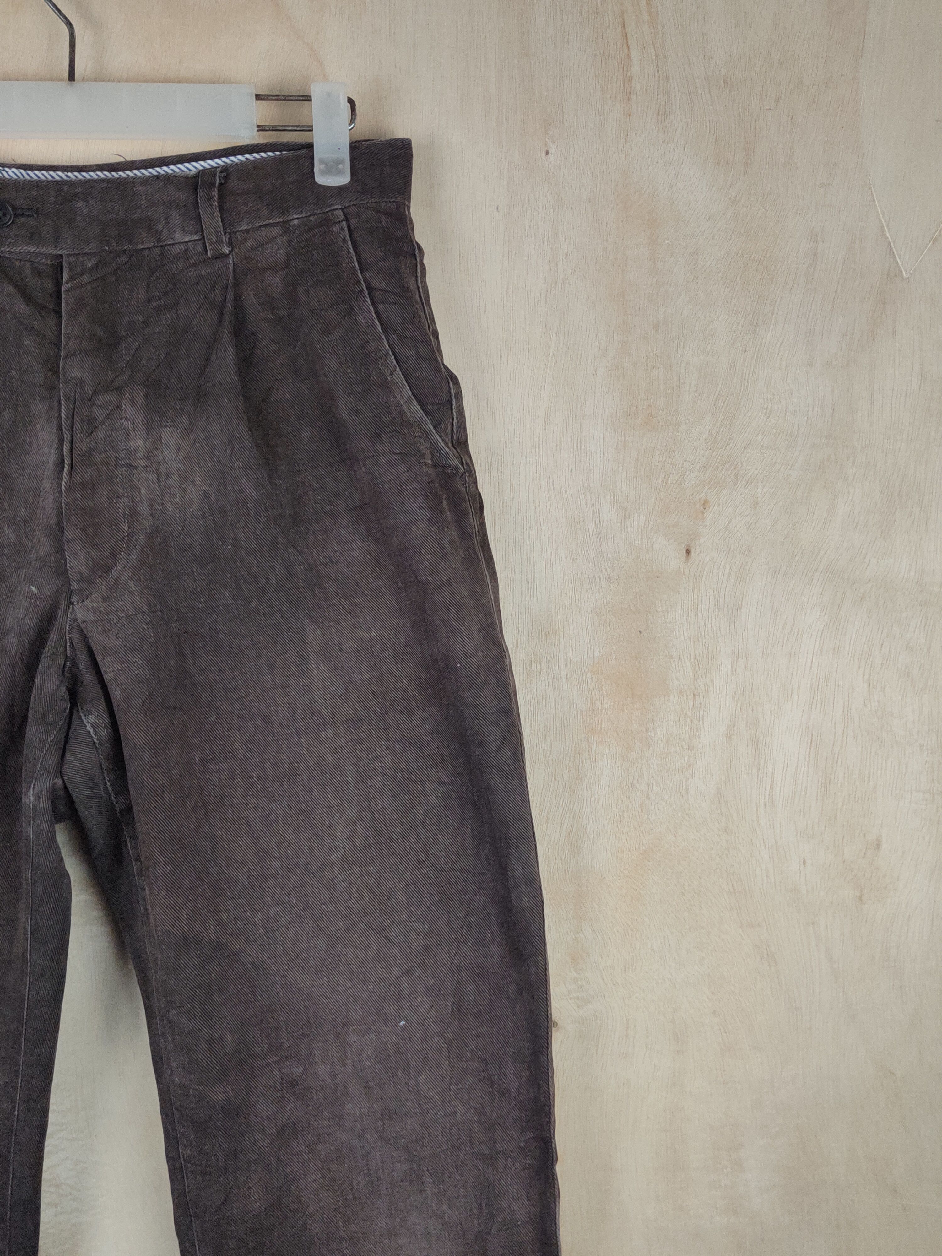 Japanese Brand Japanese Brand Dark Brown Faded pants #S2455 Size US 30 / EU 46 - 5 Thumbnail