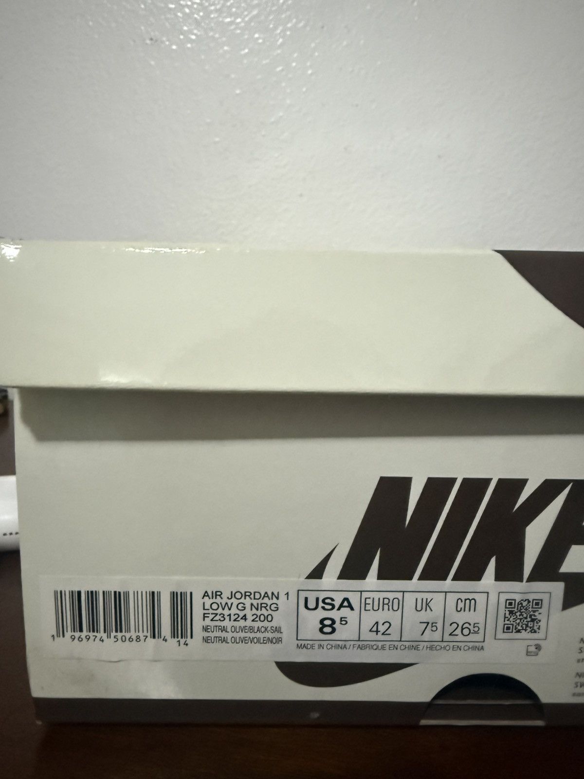 Jordan Brand × Travis Scott Travis Scott Jordan 1 Low Golf Neutral Olive Size US 8.5 / EU 41-42 - 14 Thumbnail