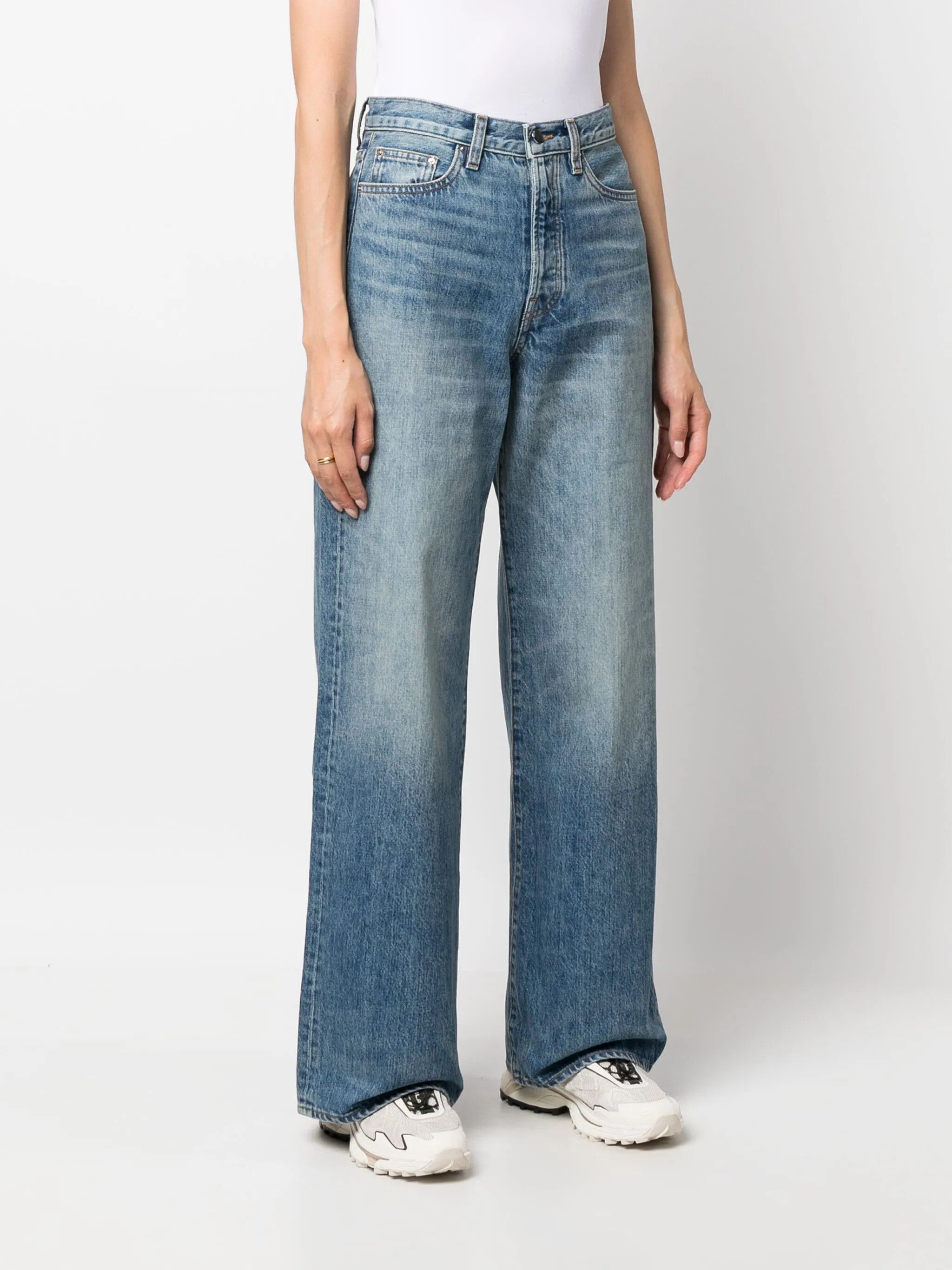 Amiri o1y0425 Denim Jeans in Blue Size 29" - 3 Thumbnail