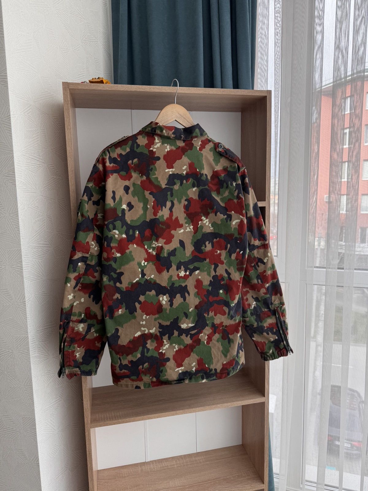 Vintage Swiss Army Military M70 Alpenflage Field RareCamouflage Jack Size US M / EU 48-50 / 2 - 10 Thumbnail
