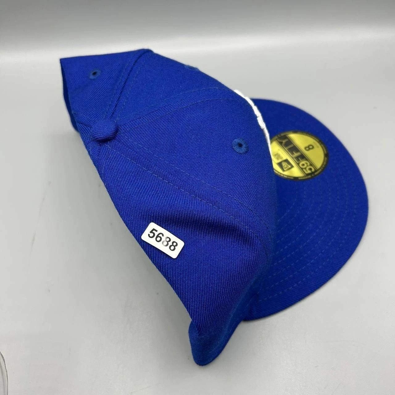 New Era Kansas City Royals Hat Men 8 Blue Gray MLB Fitted Cap Wool Size ONE SIZE - 9 Thumbnail