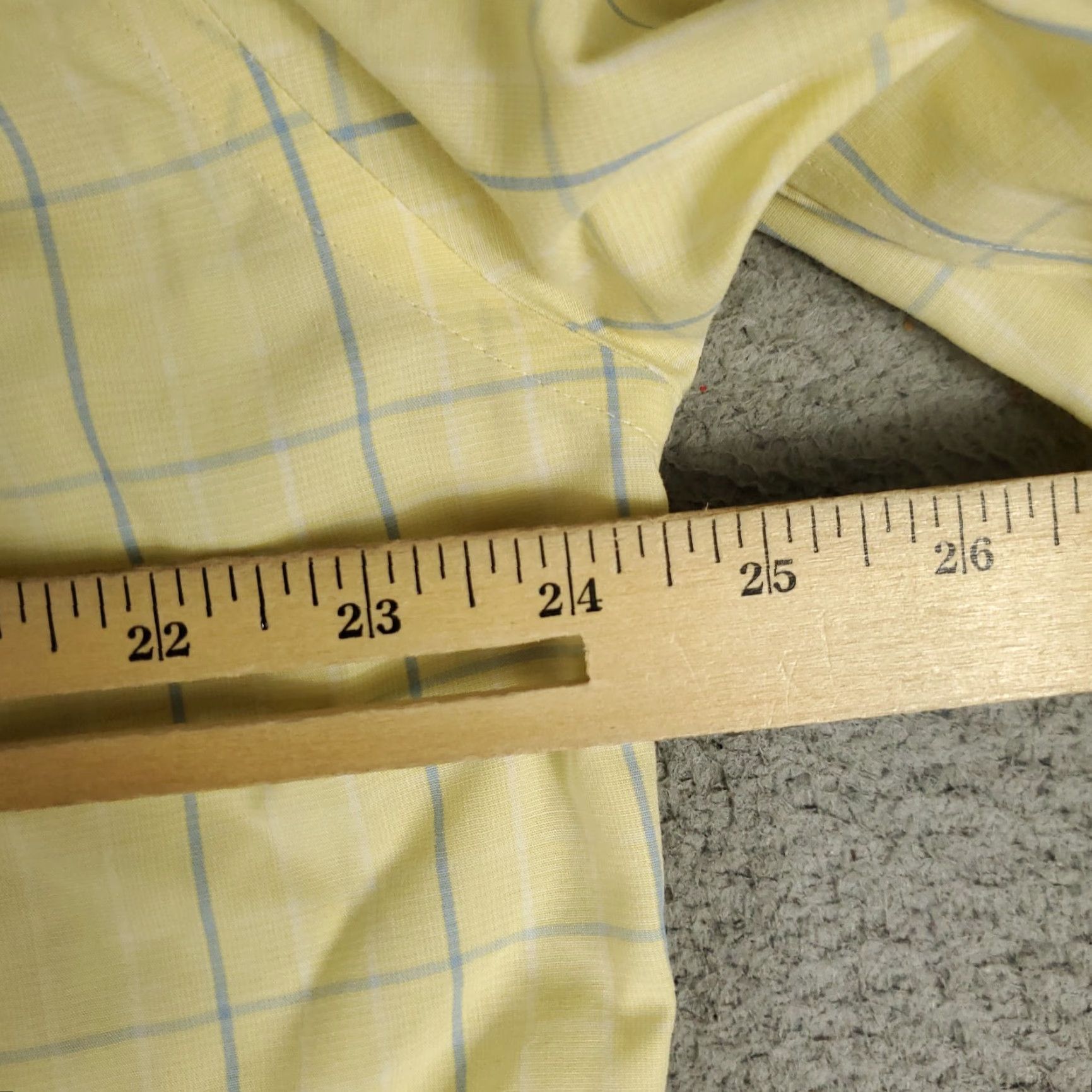 Brooks Brothers Brooks Brothers Shirt Mens 16 Yellow Check Regent Dress Button Up Long Sleeve Regular Mens Size 42R - 5 Thumbnail