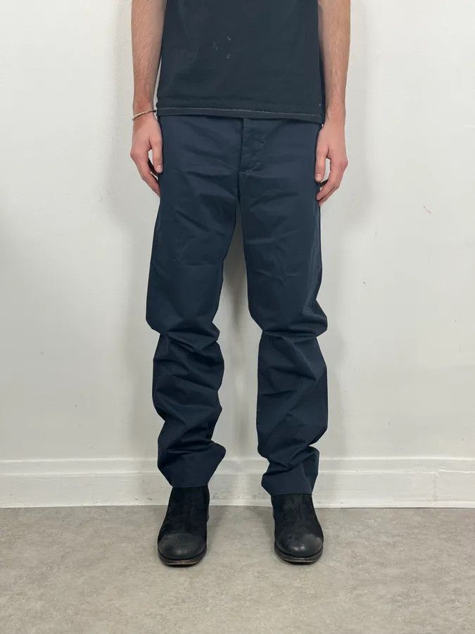 Maison Margiela Maison Martin Margiela Navy Classy Chino Pants Size US 32 / EU 48 - 3 Thumbnail