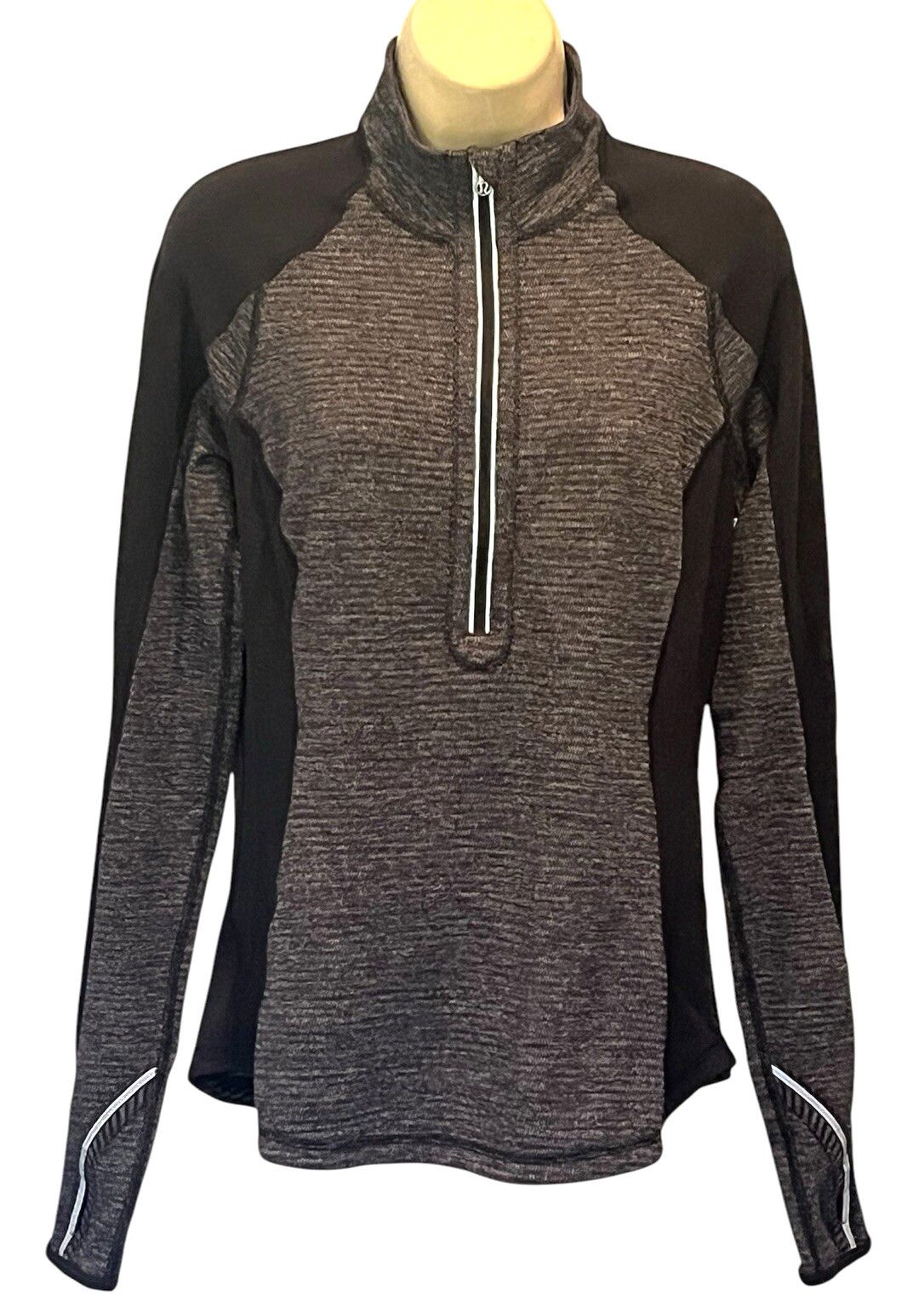Lululemon Lululemon Run U-Turn Mini Check Pique Reversible Pullover Size M / US 6-8 / IT 42-44 - 2 Thumbnail