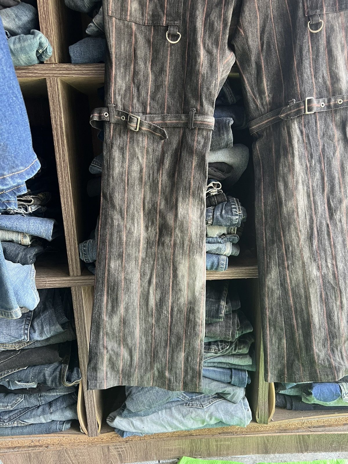 If Six Was Nine 🔥Sun Faded Caravan Punk Seditionaries Bondage Pant Size US 28 / EU 44 - 7 Thumbnail
