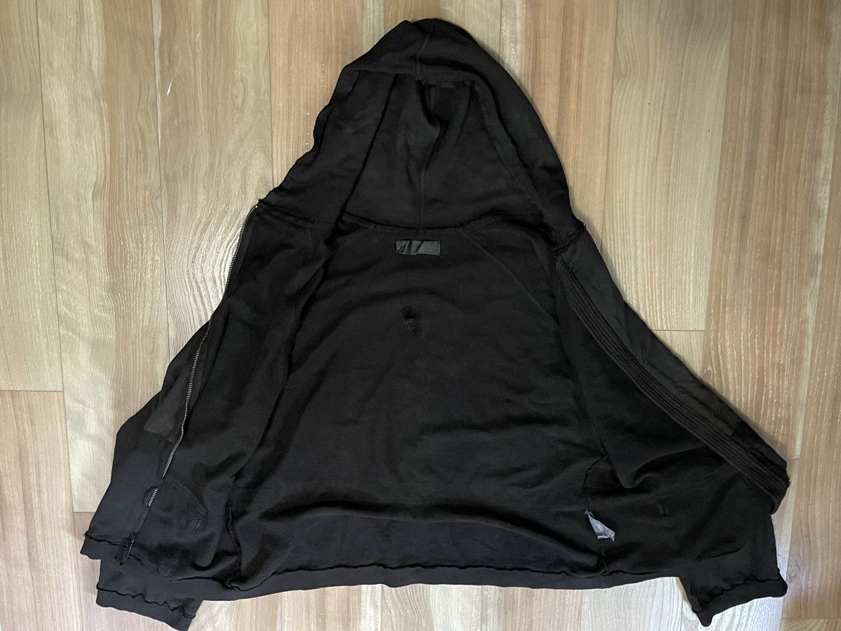 Haider Ackermann HAIDER ACKERMANN Patch Pocket Hoodie Khaki — DYED BLACK Size US L / EU 52-54 / 3 - 4 Thumbnail