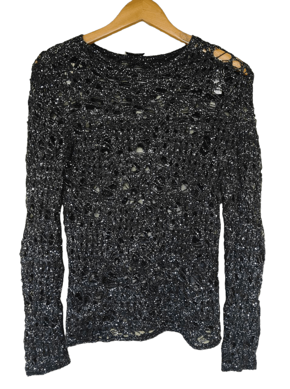Saint Laurent Paris Saint Laurent Paris Spider Knitted Metalic Size US M / EU 48-50 / 2 - 2 Thumbnail