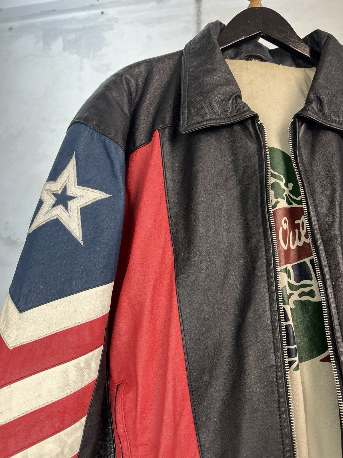 Vintage Vintage USA Leather Jacket Size M - L Size US M / EU 48-50 / 2 - 3 Thumbnail