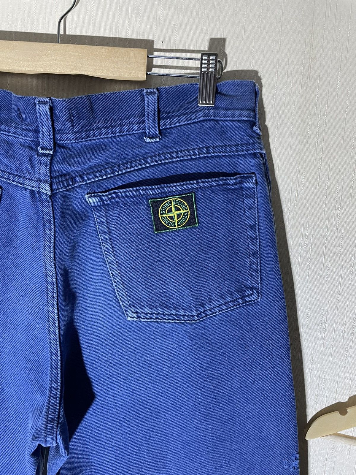 Stone Island × Vintage Stone Island vintage denim jeans Size US 34 / EU 50 - 2 Thumbnail