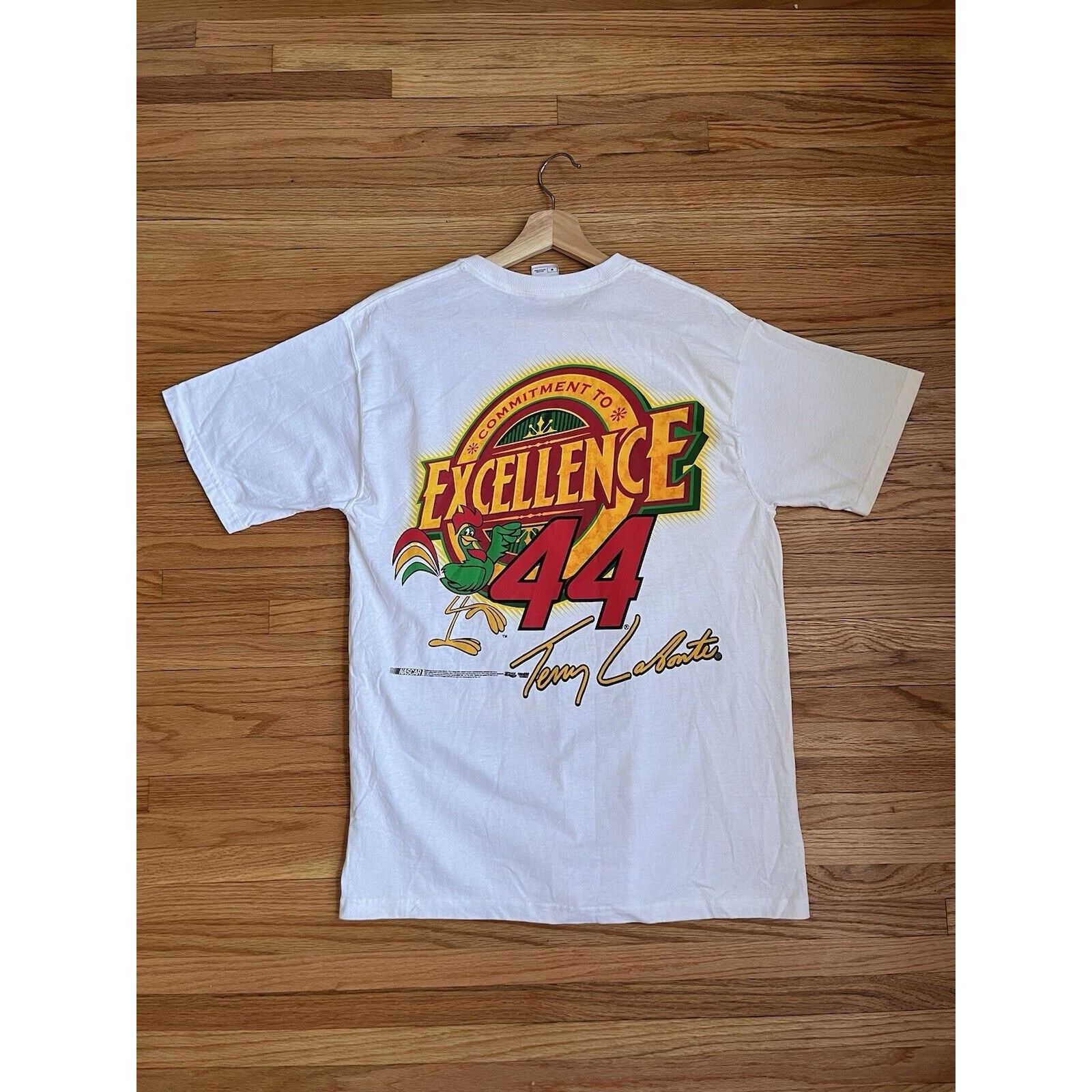 NASCAR VINTAGE NASCAR TERRY LABONTE #44 KELLOGS CORN FLAKES TEE 90S Size US M / EU 48-50 / 2 - 5 Thumbnail