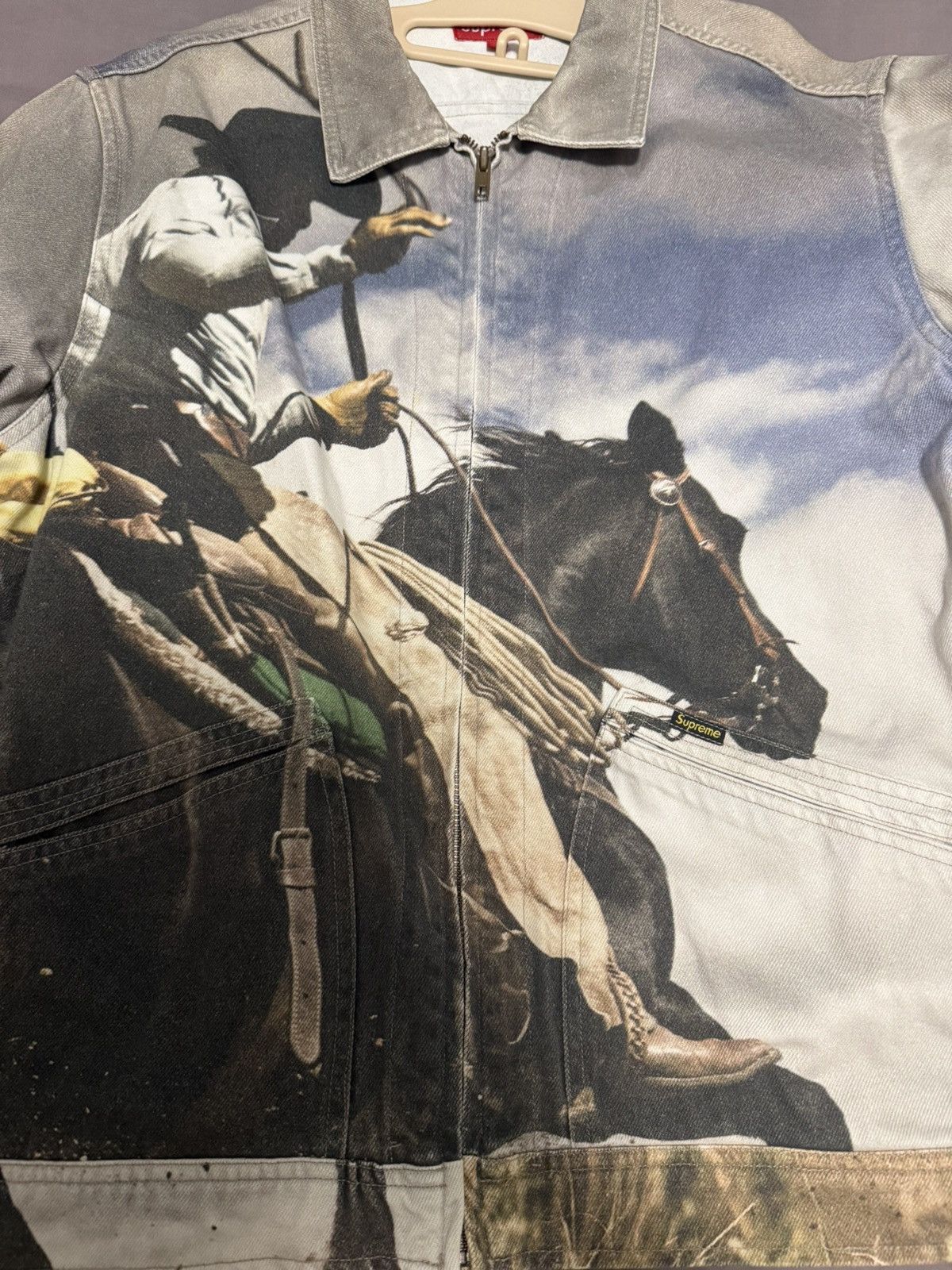 Supreme Cowboy Denim Work Jacket | Grailed