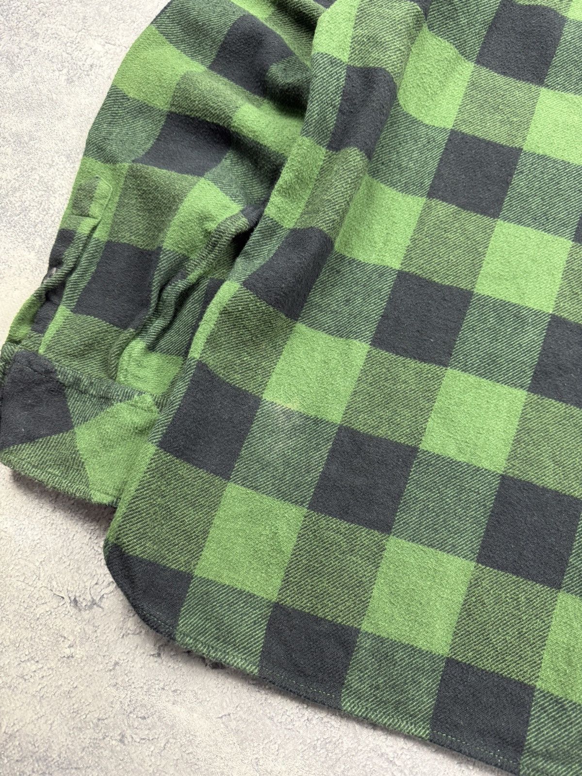 Dickies Vintage Dickies Flannel Shirt Green Checkered Button Up Y2K Size US XL / EU 56 / 4 - 17 Thumbnail
