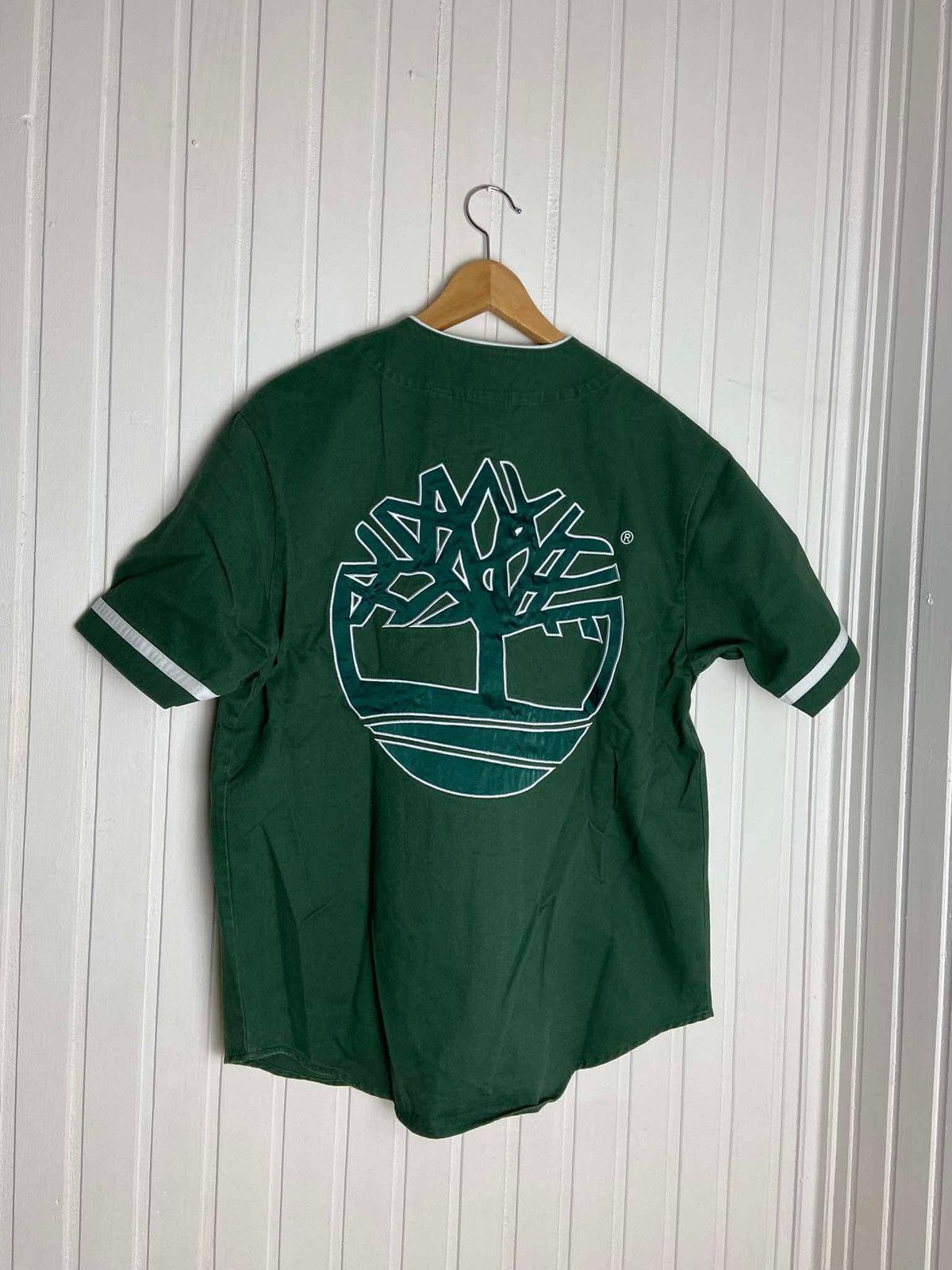 Supreme × Timberland Used Supreme Timberland Baseball Jersey rare green size S Size US S / EU 44-46 / 1 - 2 Thumbnail