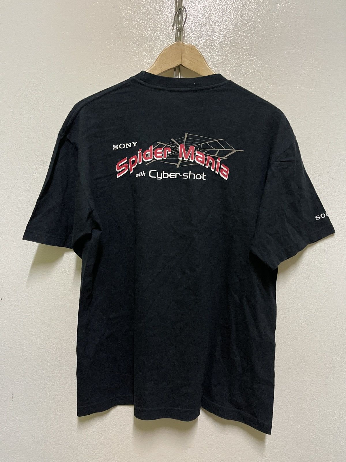 Sony Spider Man 2 Mania 2004 Sony Cyber Shot Vintage Promo Tee Size US L / EU 52-54 / 3 - 8 Thumbnail