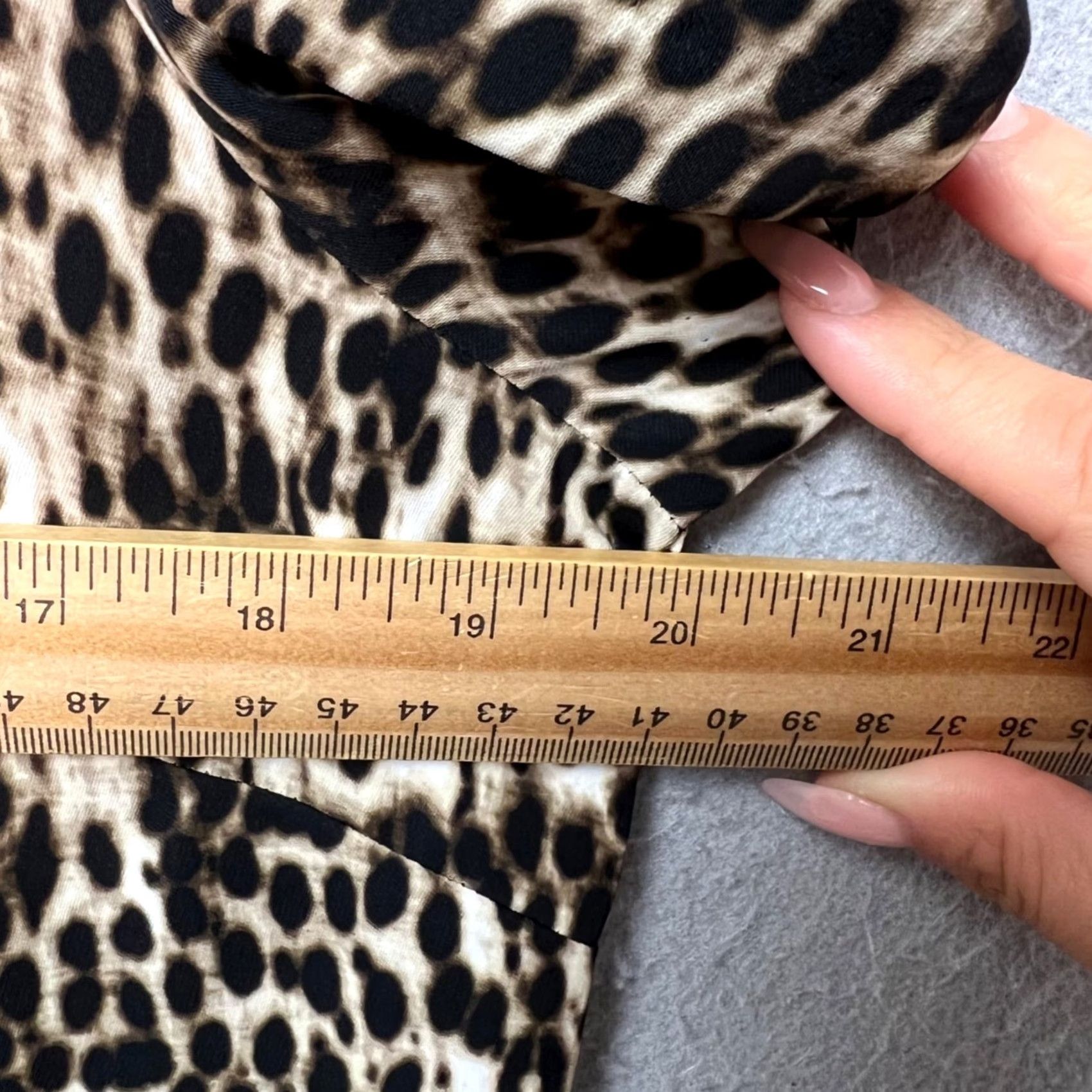 Rachel Zoe Rachel Zoe Leopard Print Short Sleeve Dress Womens 10 Multicolor Shift Summer Dress Mens? Size 32" / US 10 / IT 46 - 5 Thumbnail