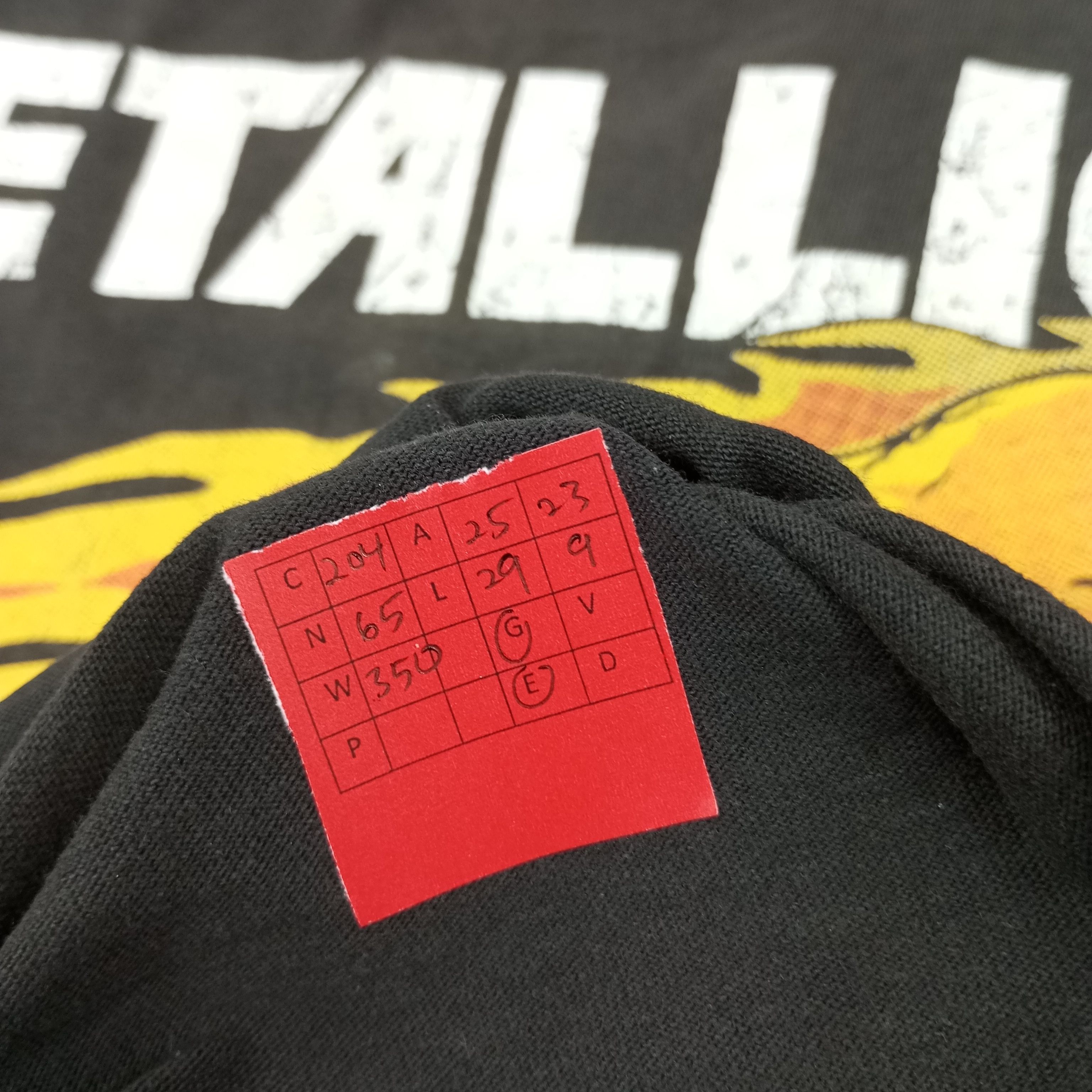 Band Tees × Vintage Metallica Rock Band Music Summer Tour Vintage Tshirt Size US XXL / EU 58 / 5 - 13 Thumbnail