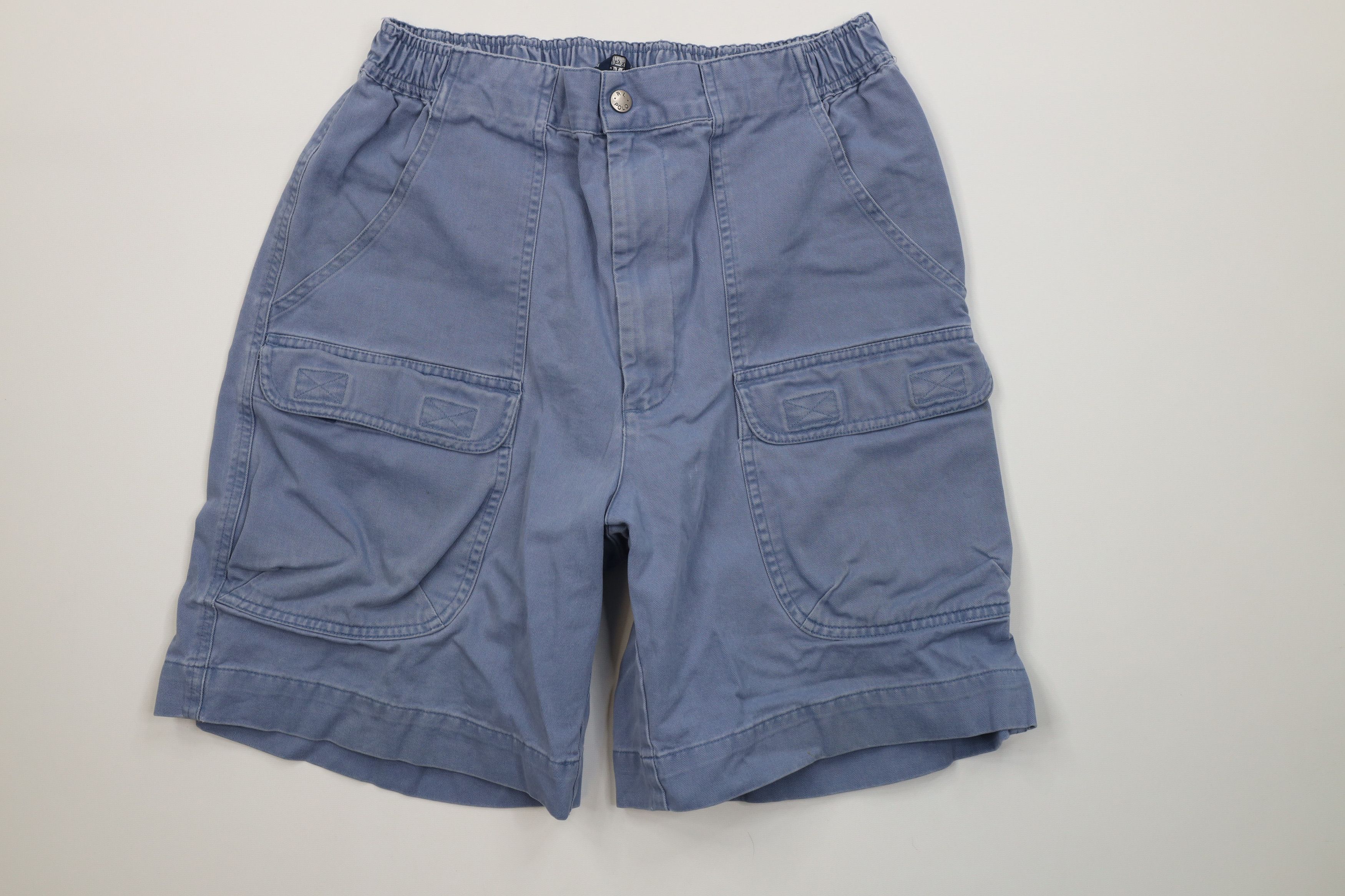 Ralph Lauren Vintage 90s Ralph Lauren Above Knee Cargo Shorts Cotton Size US 32 / EU 48 - 1 Thumbnail