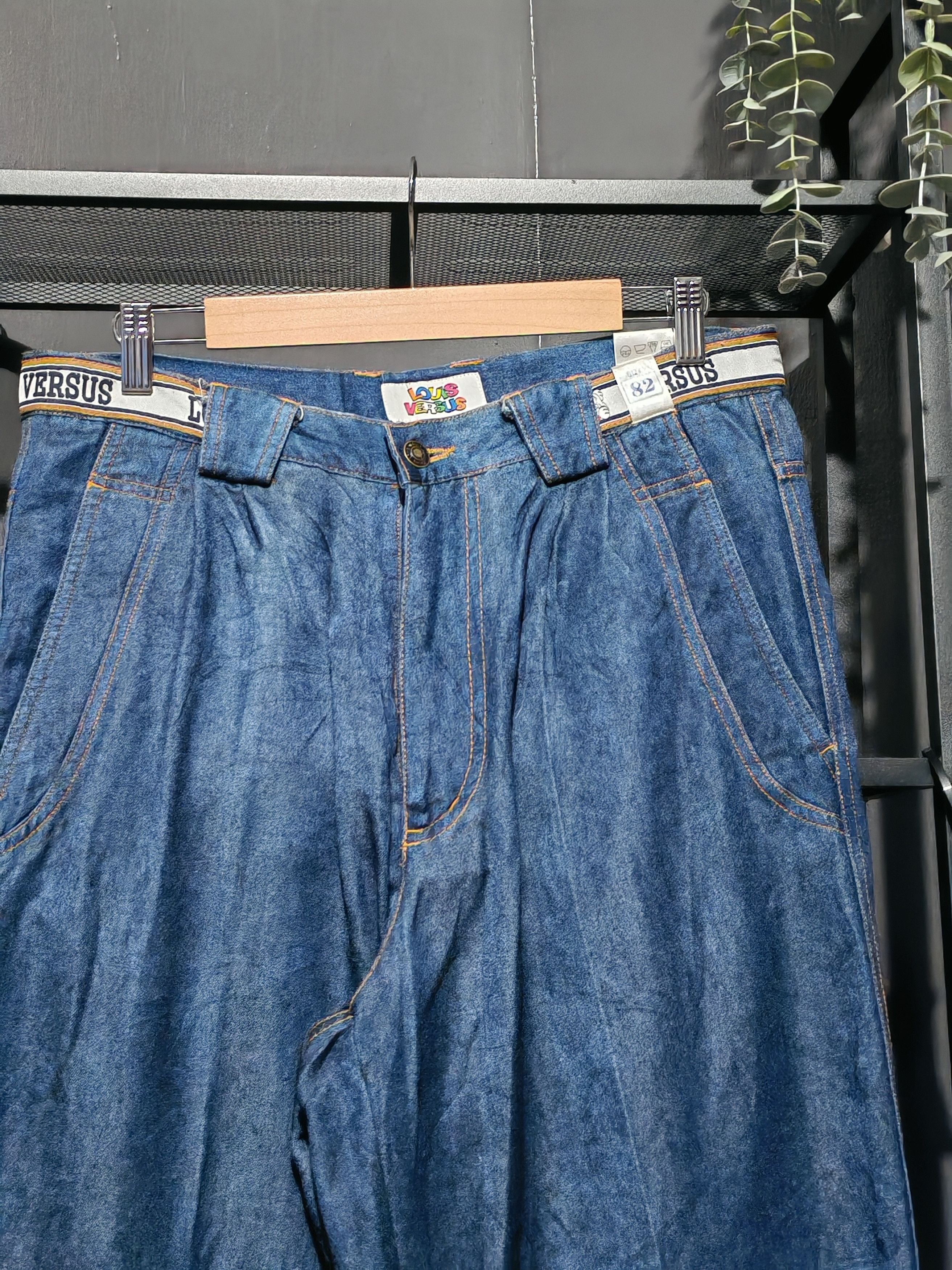 Other Y2K LOUIS VERSUS denim baggy pants Size US 32 / EU 48 - 4 Thumbnail