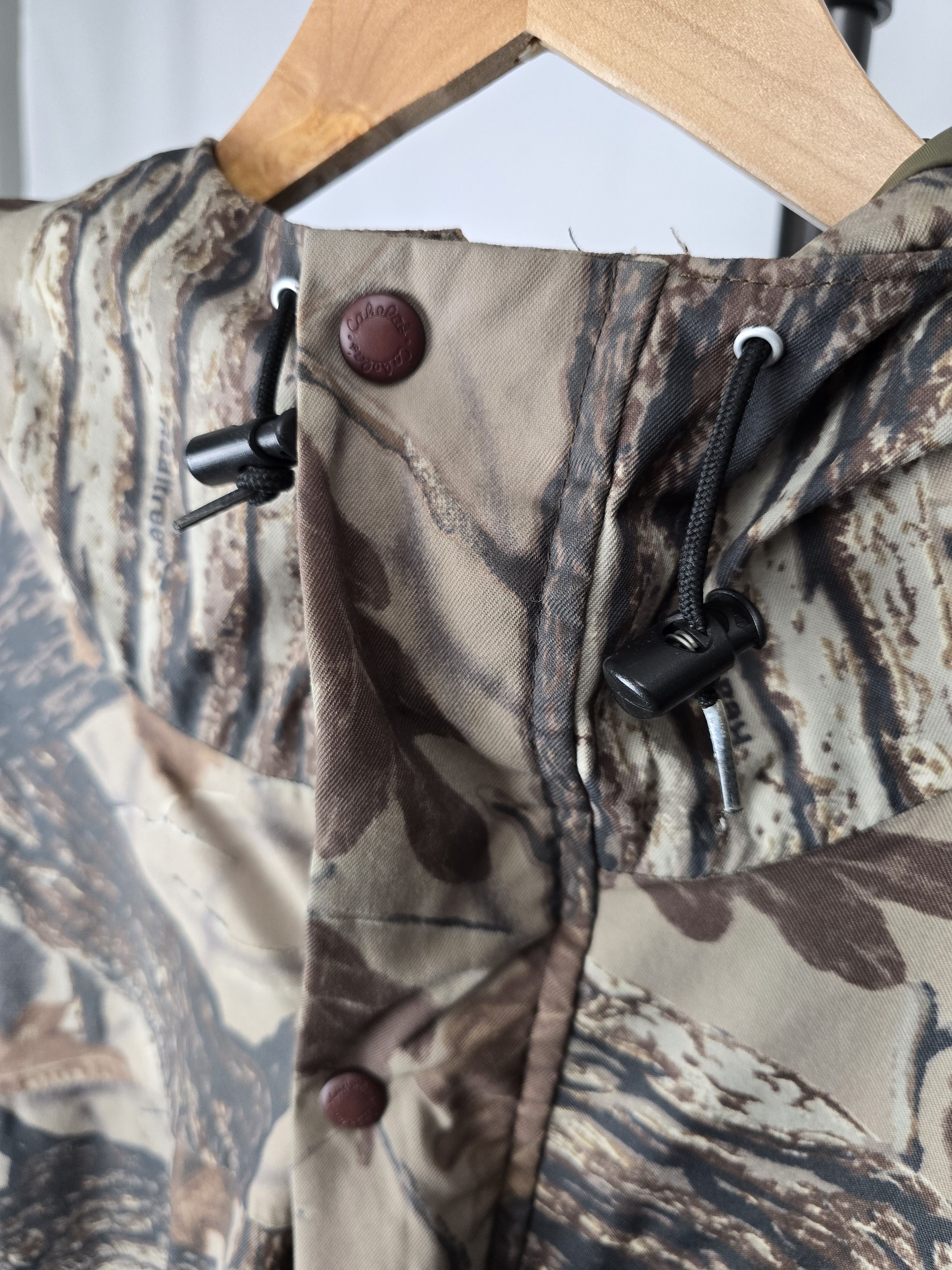 Cabelas RealTree Camo Hooded Gortex Jacket Size US XL / EU 56 / 4 - 9 Thumbnail
