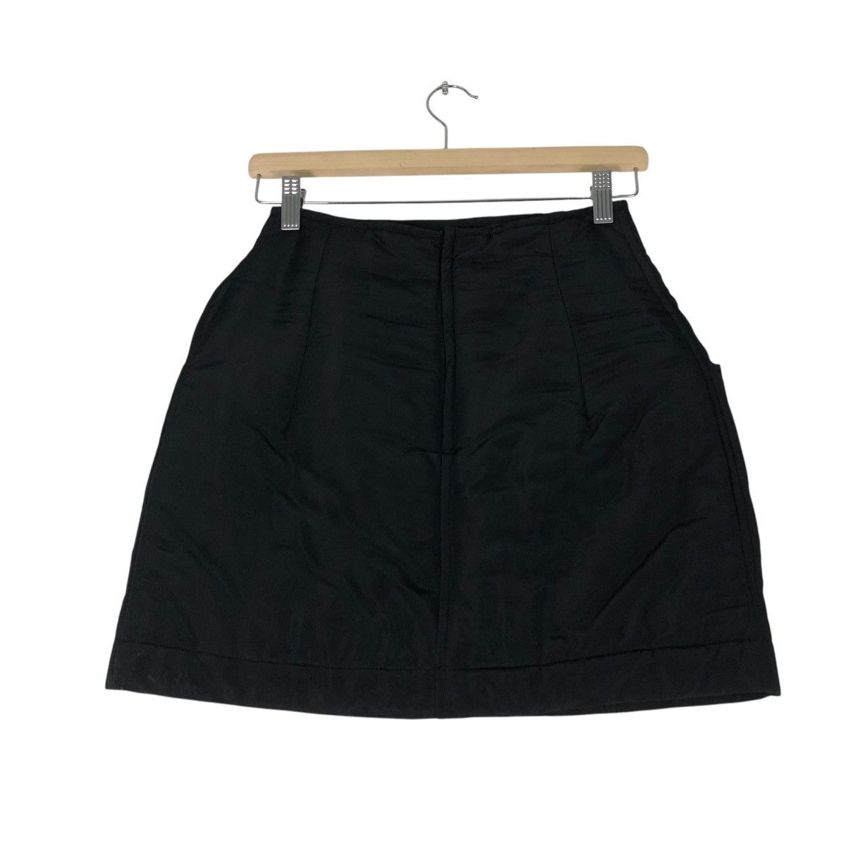 Yohji Yamamoto 🔥RICH BLACK MINI SHORT SKIRT Y’S YOHJI YAMAMOTO Size 26" / US 2 / IT 38 - 2 Thumbnail