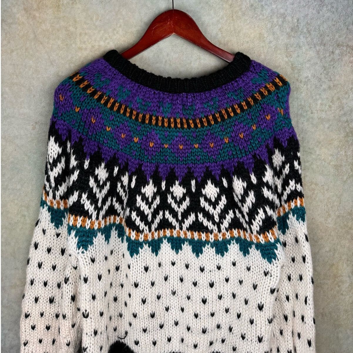 American Apparel VTG 90s Hand Knit Sweater M Size US M / EU 48-50 / 2 - 5 Thumbnail