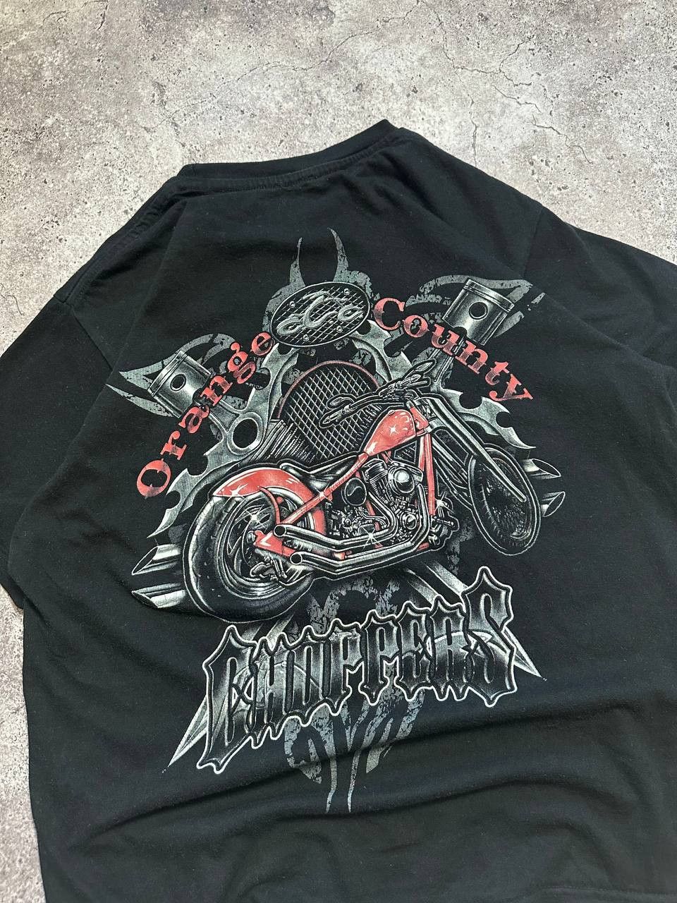 West Coast Choppers Vintage Y2K Orange County Choppers tribal Flame Sword tee Size US M / EU 48-50 / 2 - 4 Thumbnail