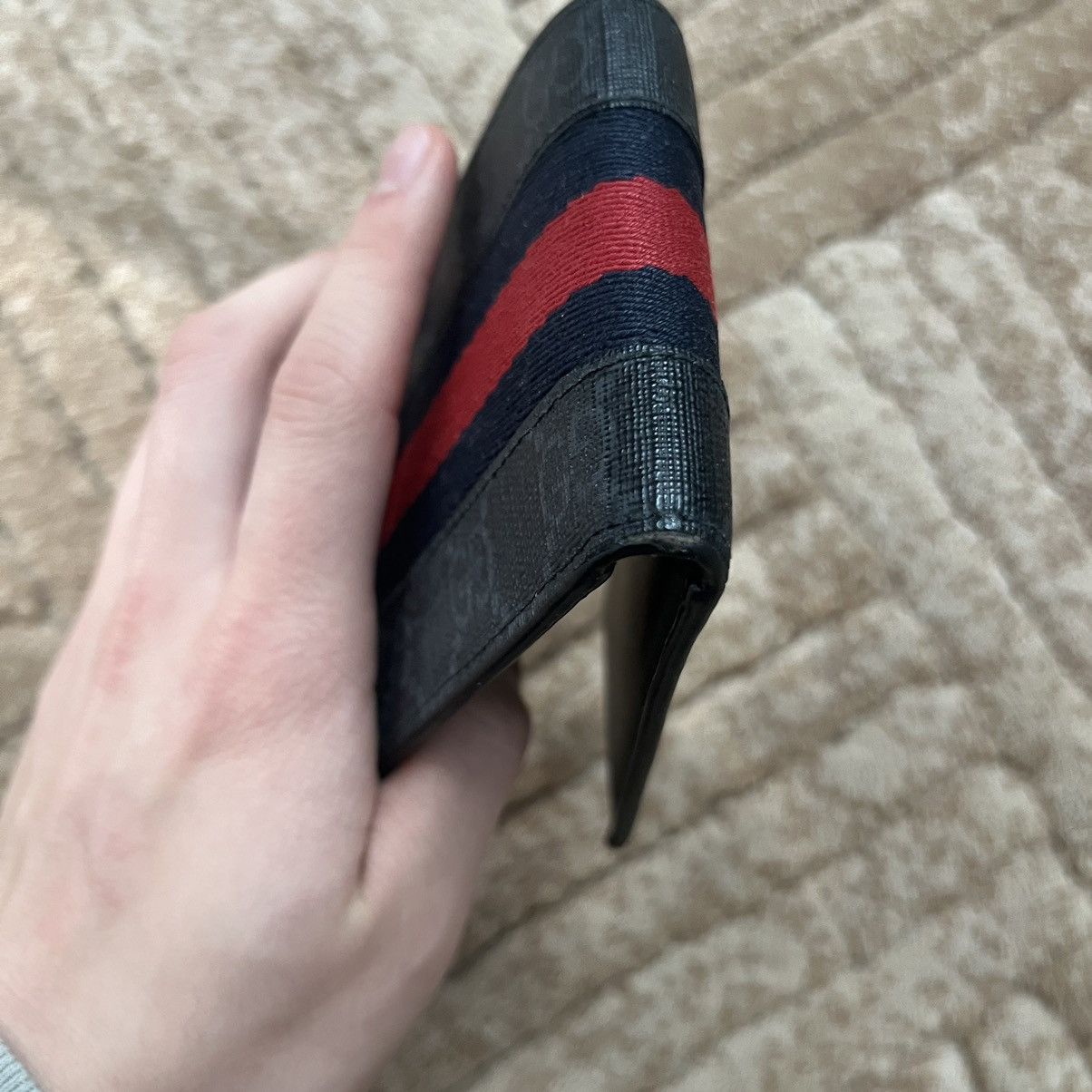 Gucci Gucci Wallet Black and Red Size ONE SIZE - 5 Thumbnail
