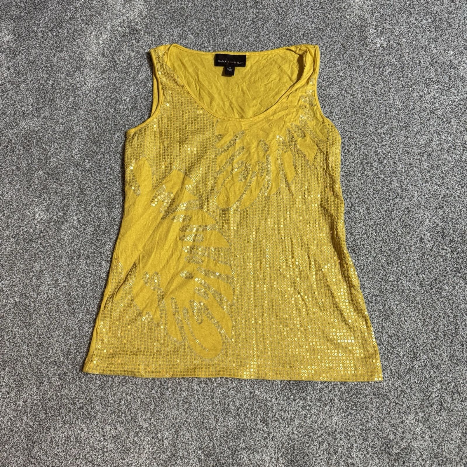 Other Dana Buchman Tank Top Womens Small Sequins Sparkly Glittery Size S / US 4 / IT 40 - 1 Thumbnail
